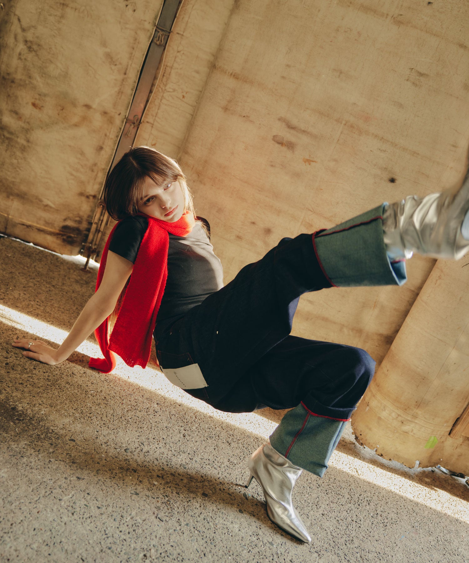 Cuffed Edge Denim/カフド エッジ デニム