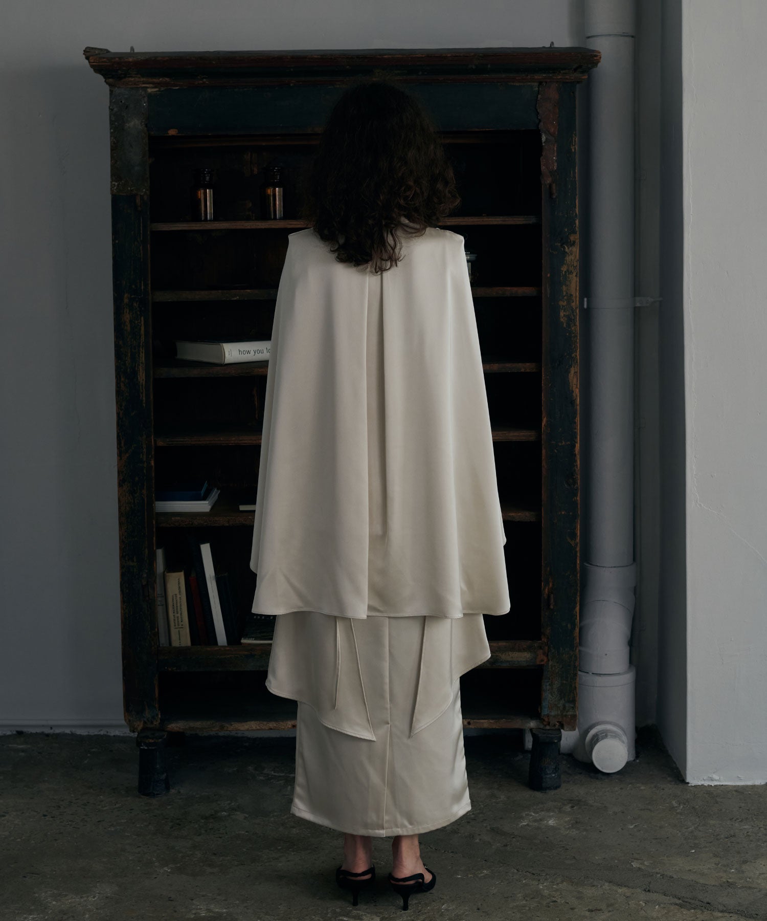 サテンドレープセットアップ