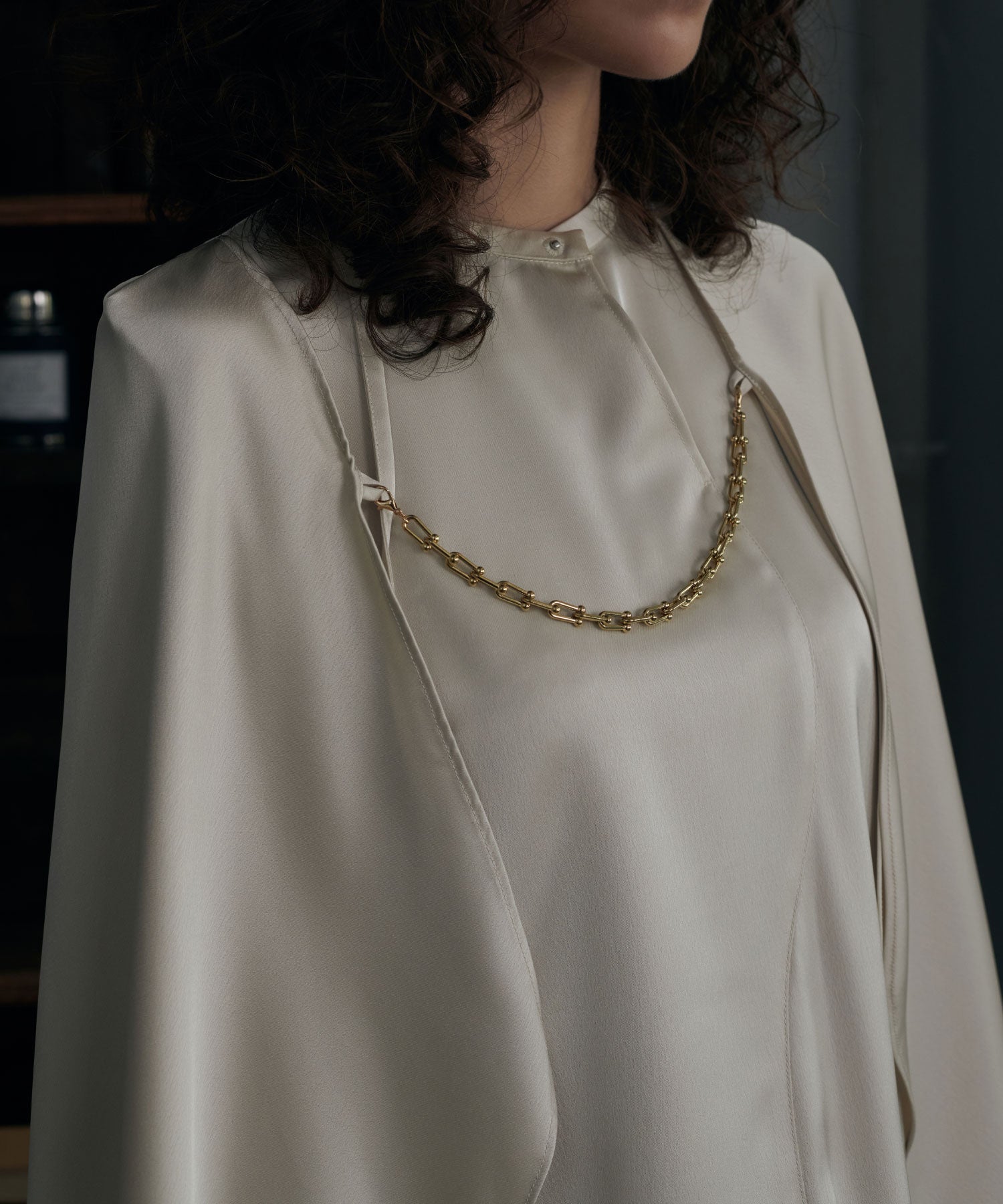 サテンドレープセットアップ