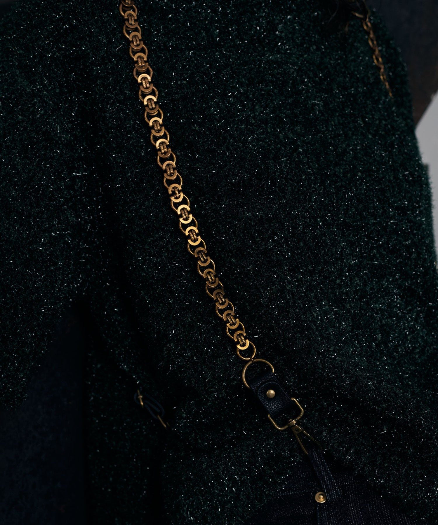 サスペンダーテーパードデニム/Suspenders Denim