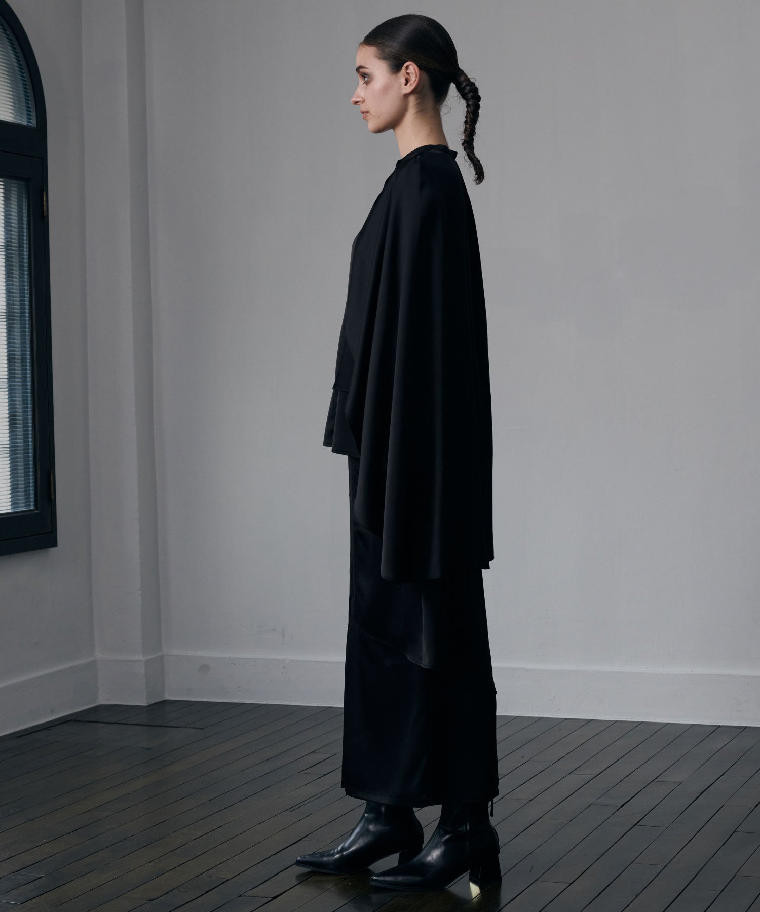 サテンドレープセットアップ