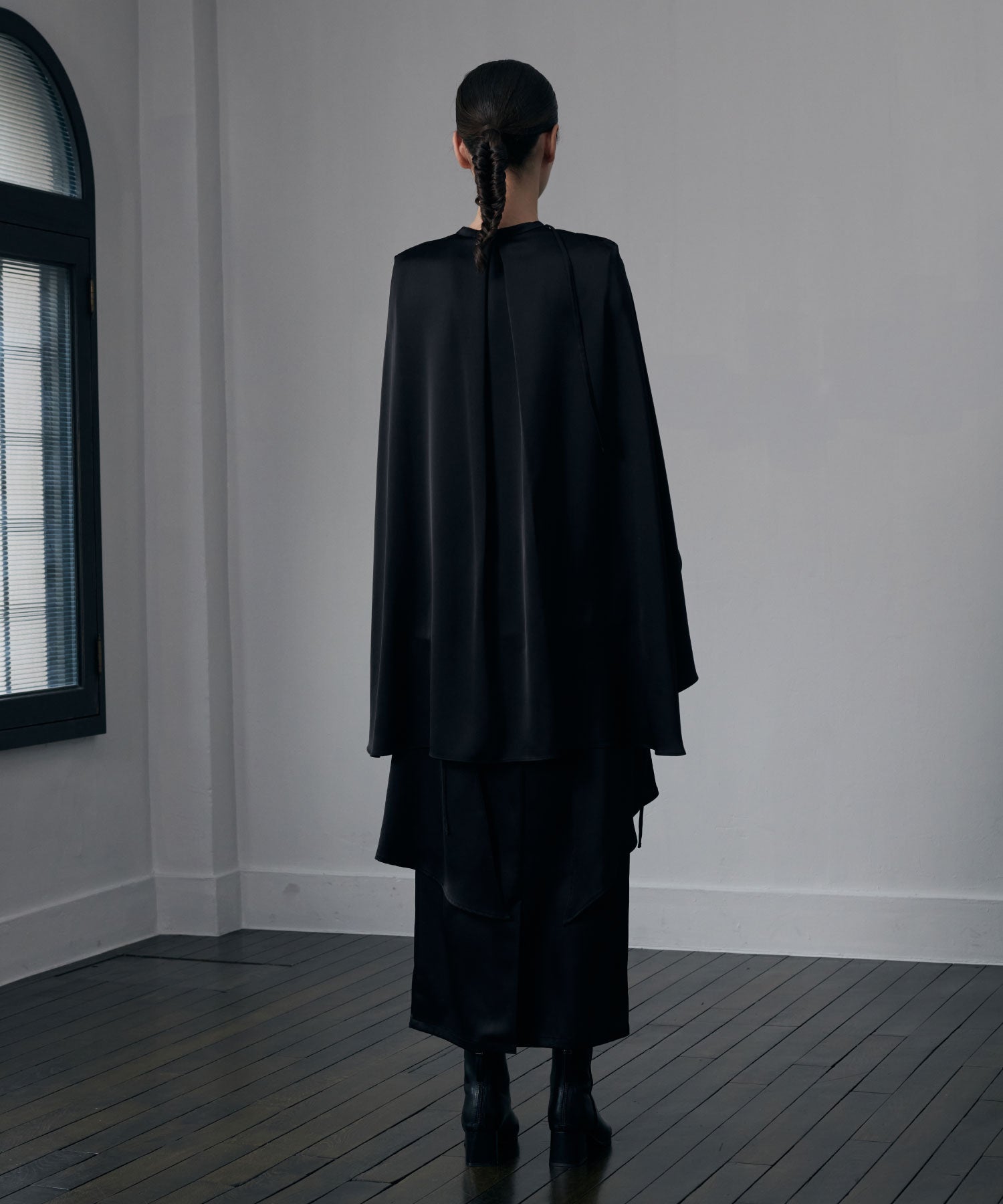 サテンドレープセットアップ