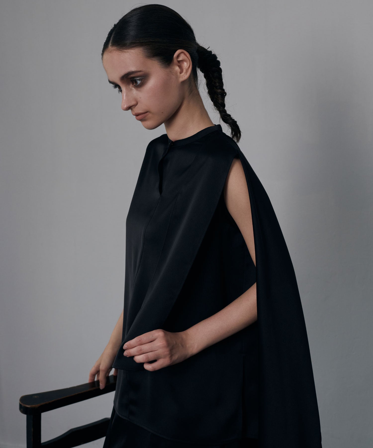 サテンドレープセットアップ