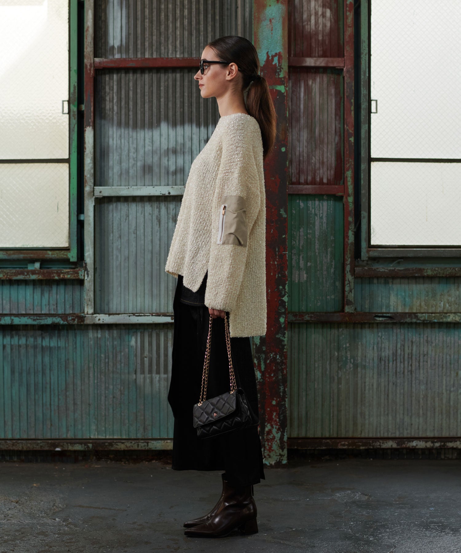 Denim Layered Skirt【Selected by &g'aime】
