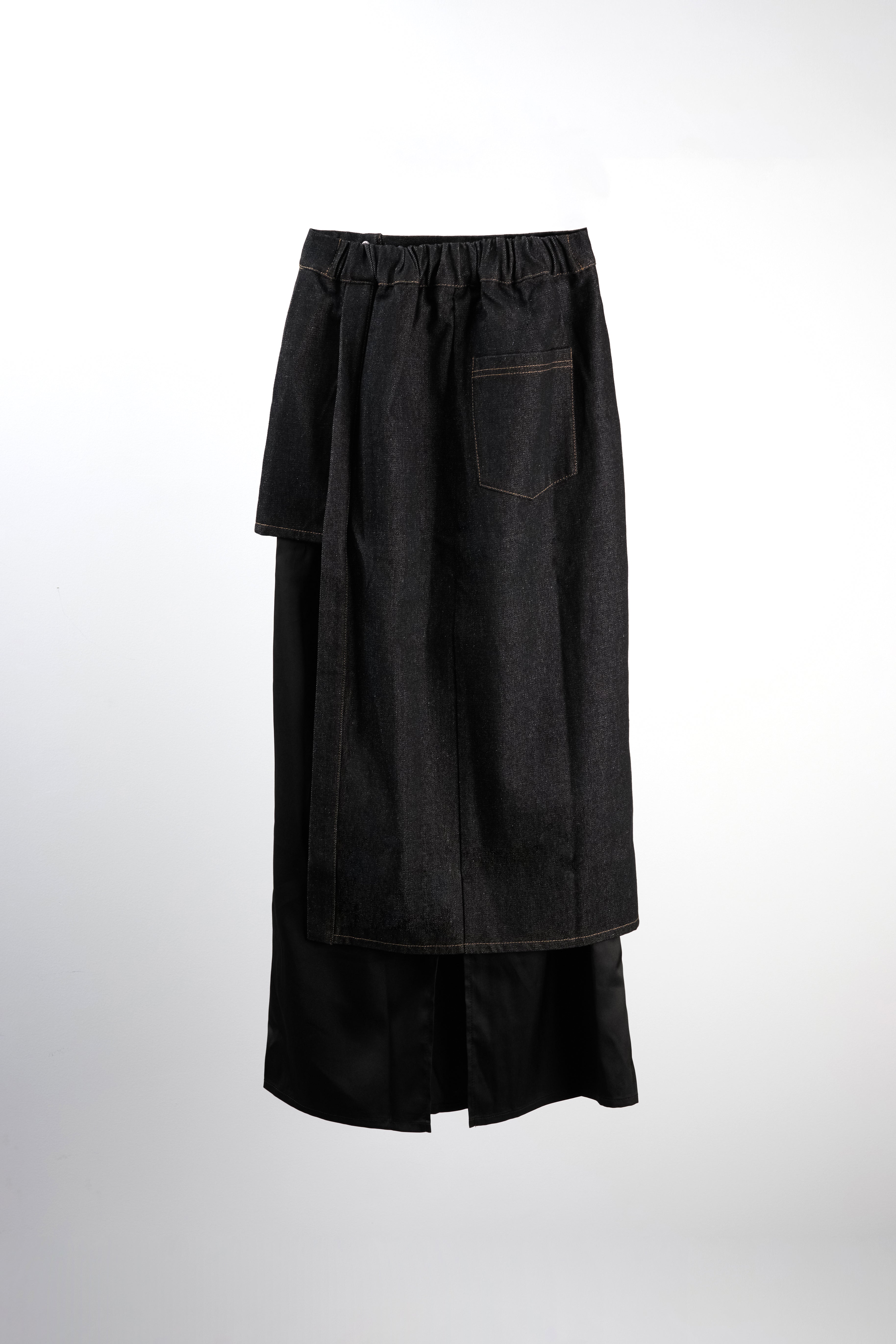 Denim Layered Skirt【Selected by &g'aime】