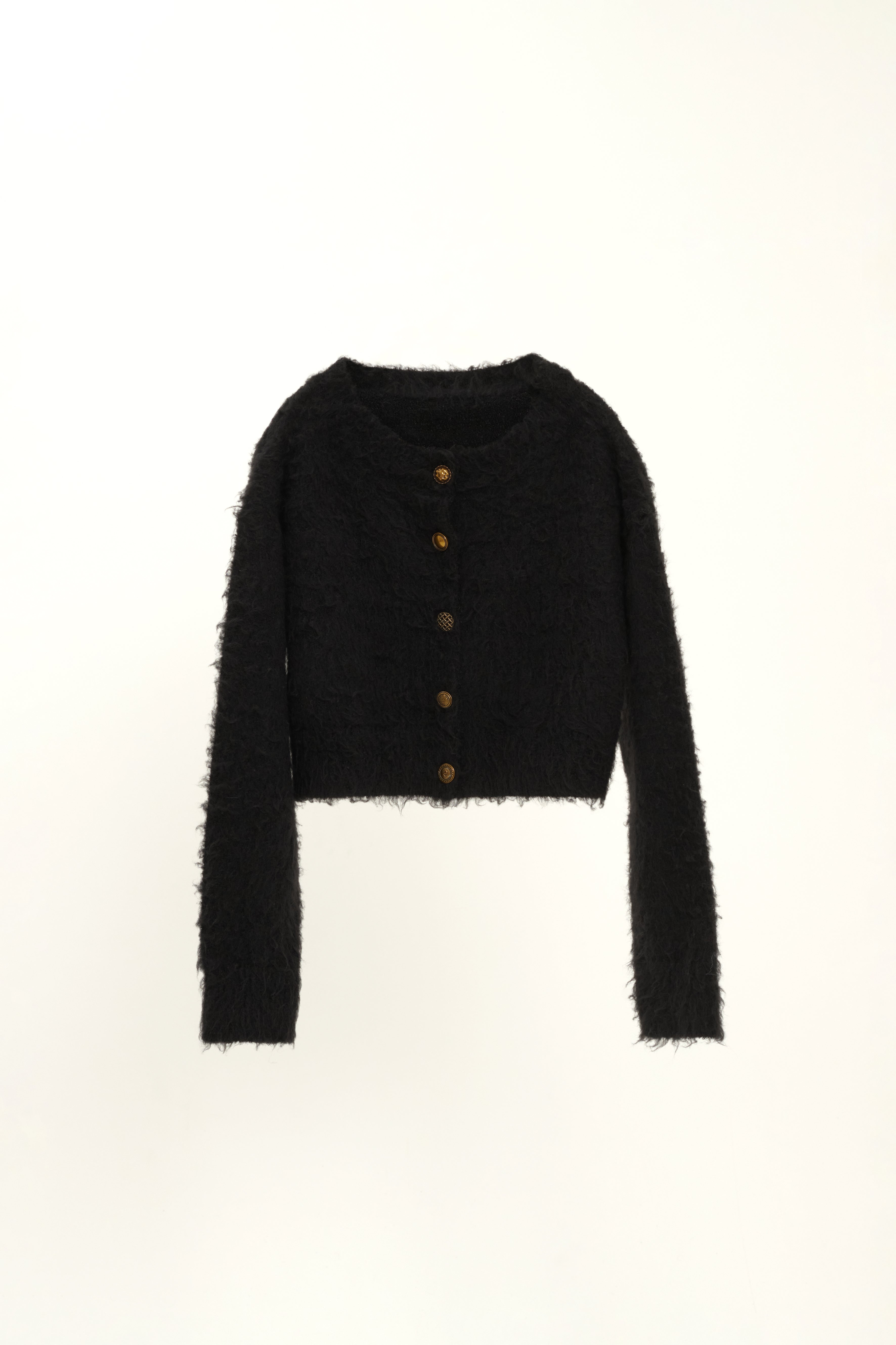 ランダムボタンショートカーディガン