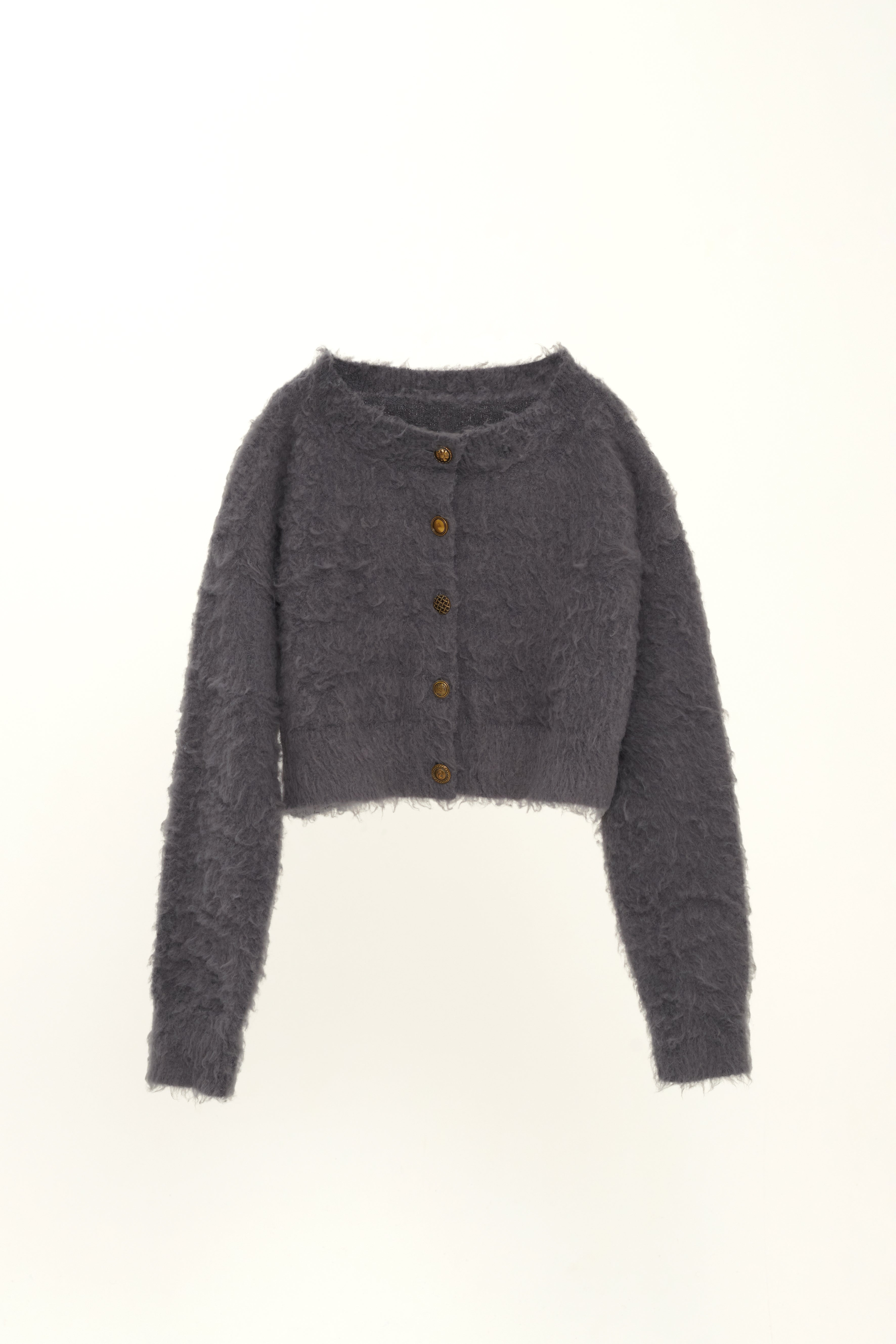 ランダムボタンショートカーディガン