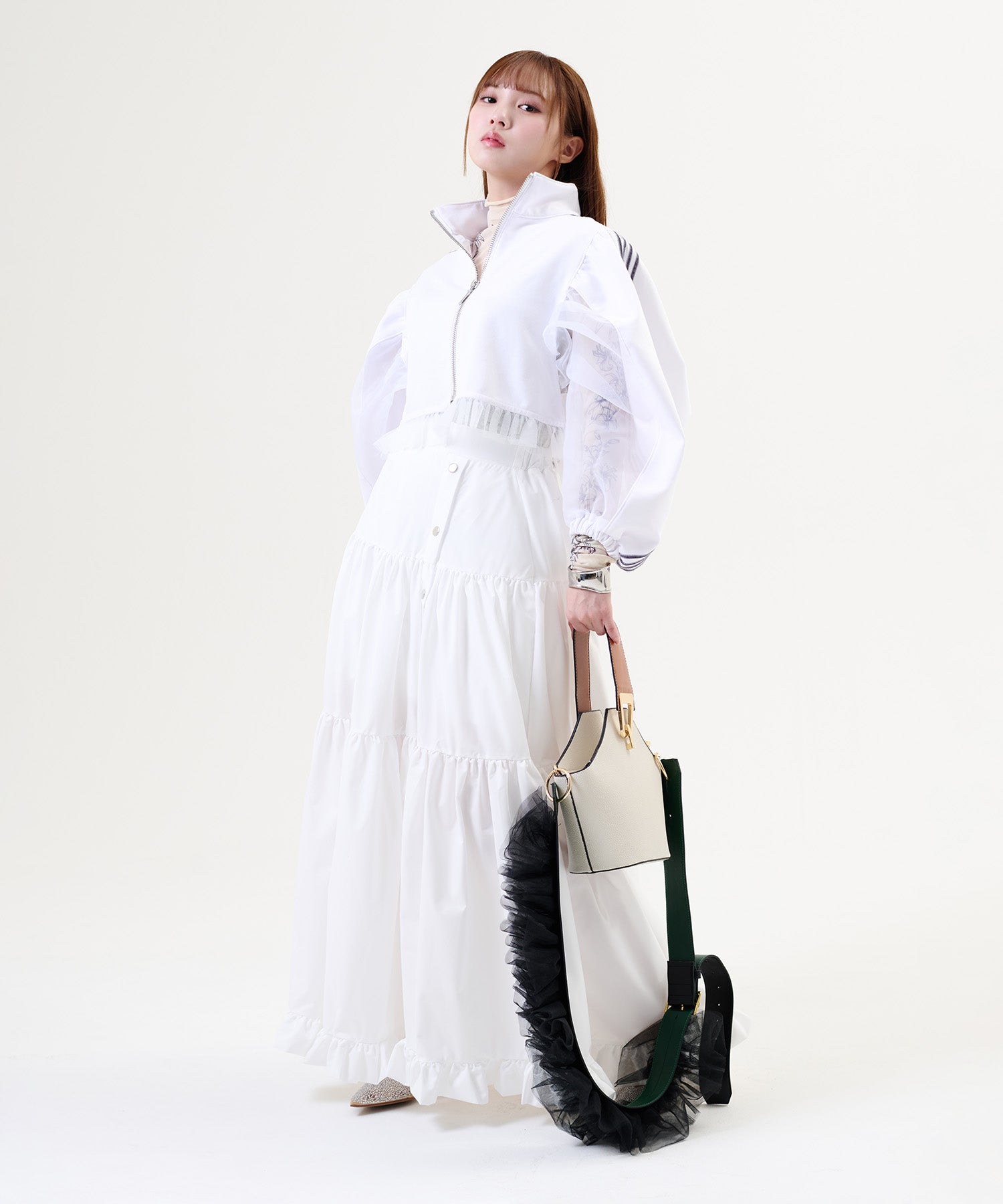 MINA Frill Strap & Mini Bag Set / MINAフリルストラップ&ミニバッグセット