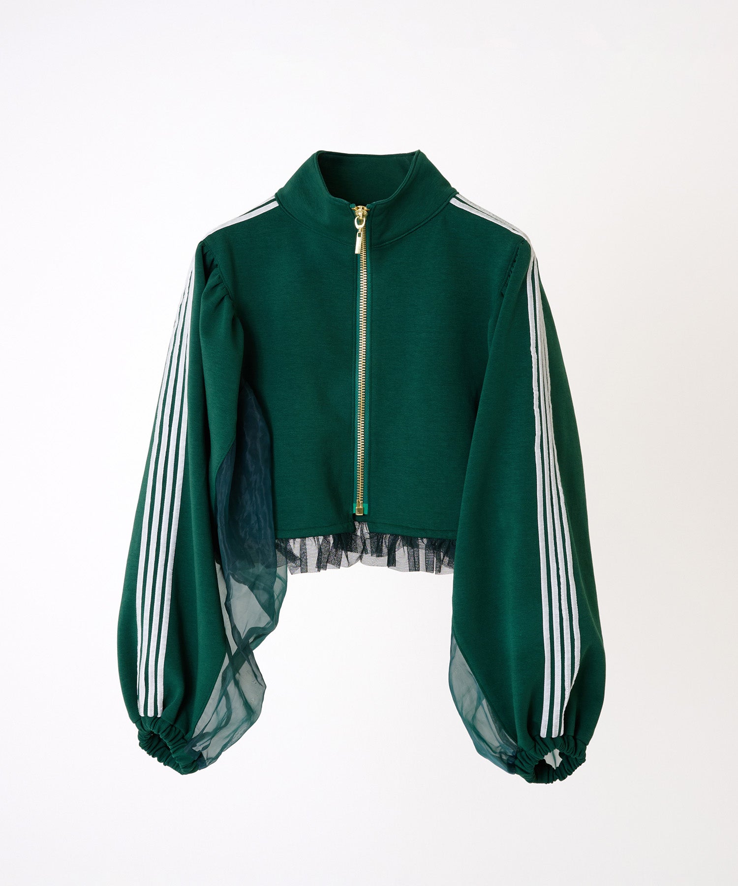 Side Line Sheer Cropped Blouson/サイドラインシアークロップド ブルゾン