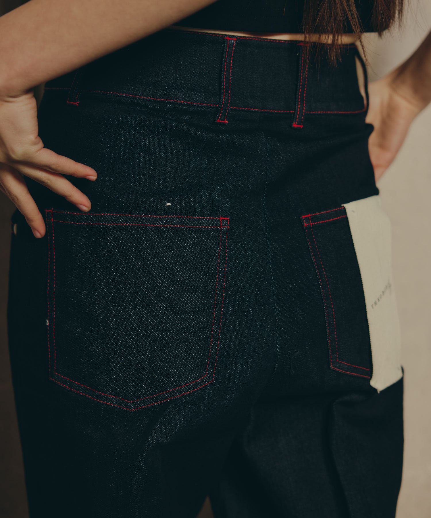 Cuffed Edge Denim/カフド エッジ デニム