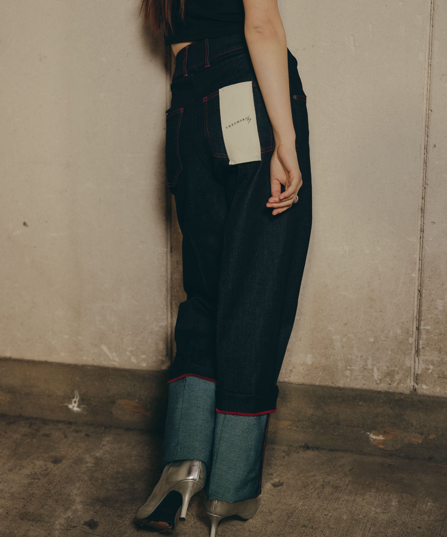 Cuffed Edge Denim/カフド エッジ デニム