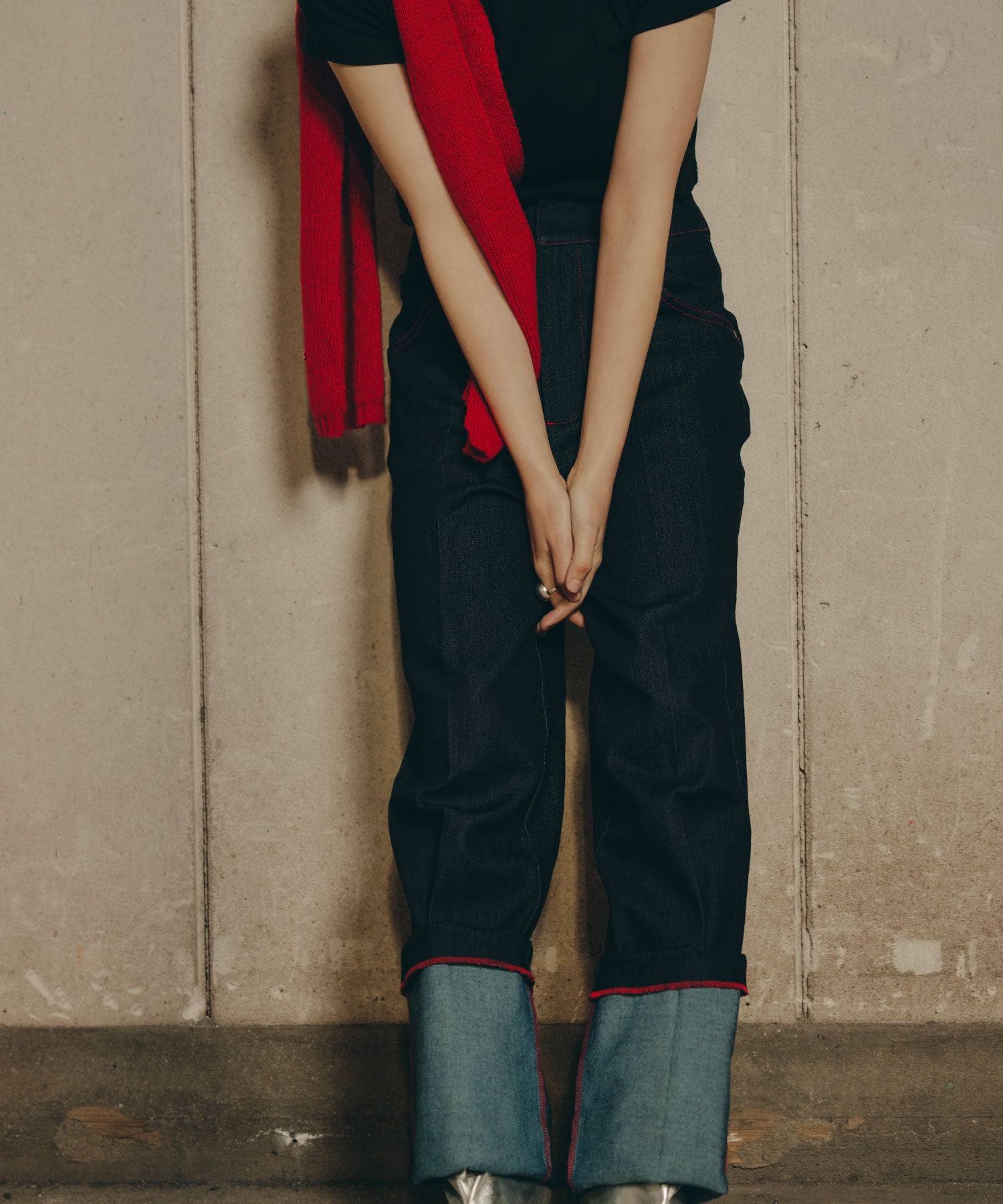 Cuffed Edge Denim/カフド エッジ デニム