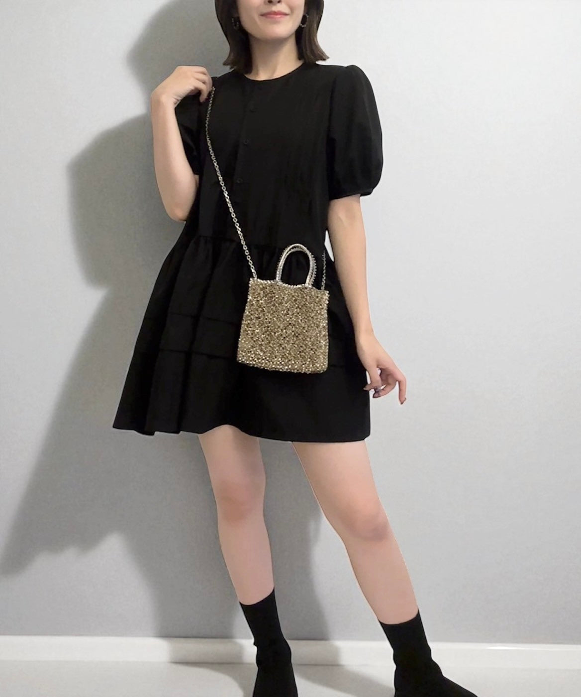 ペッパータックミニドレス