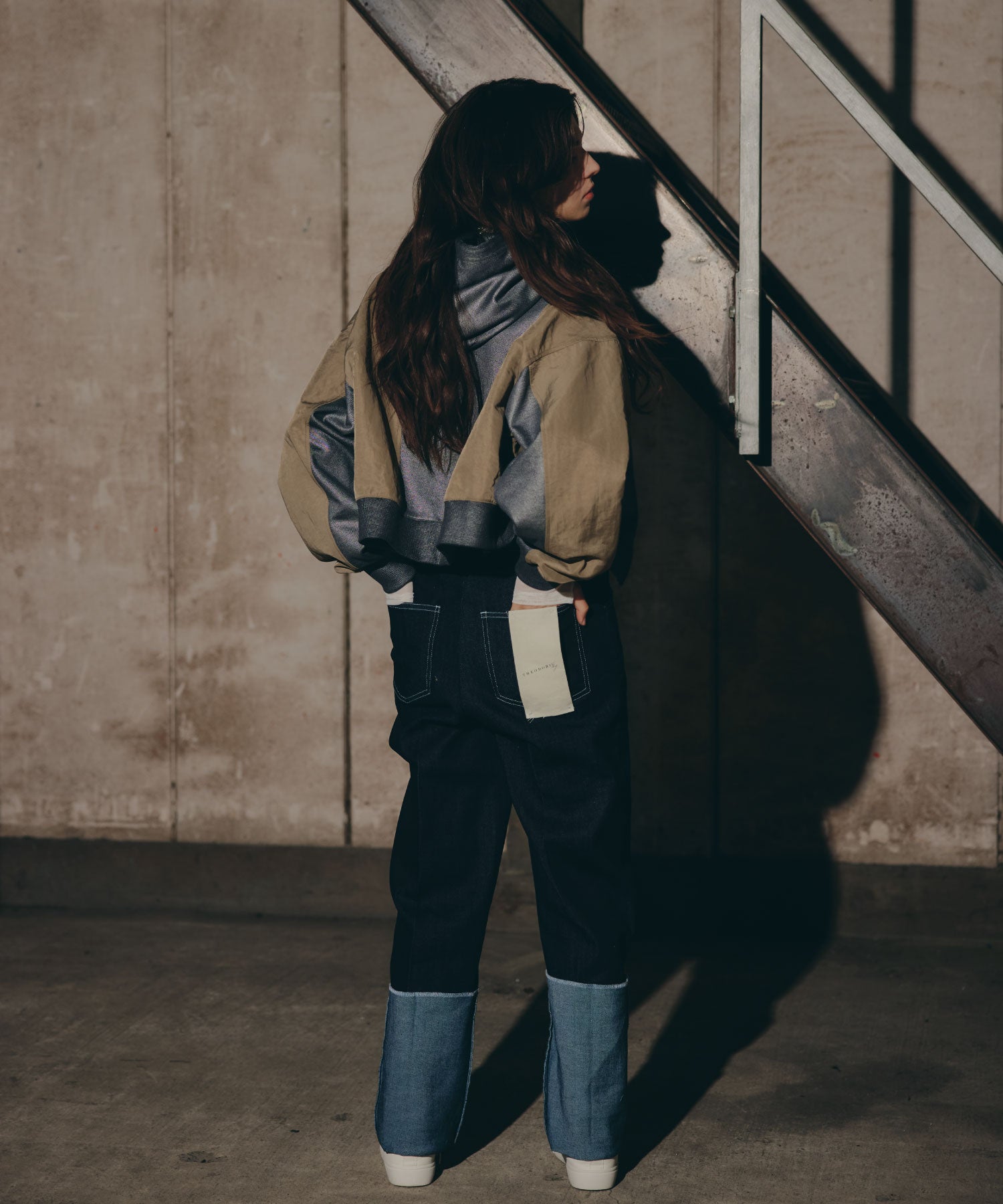 Cuffed Edge Denim/カフド エッジ デニム