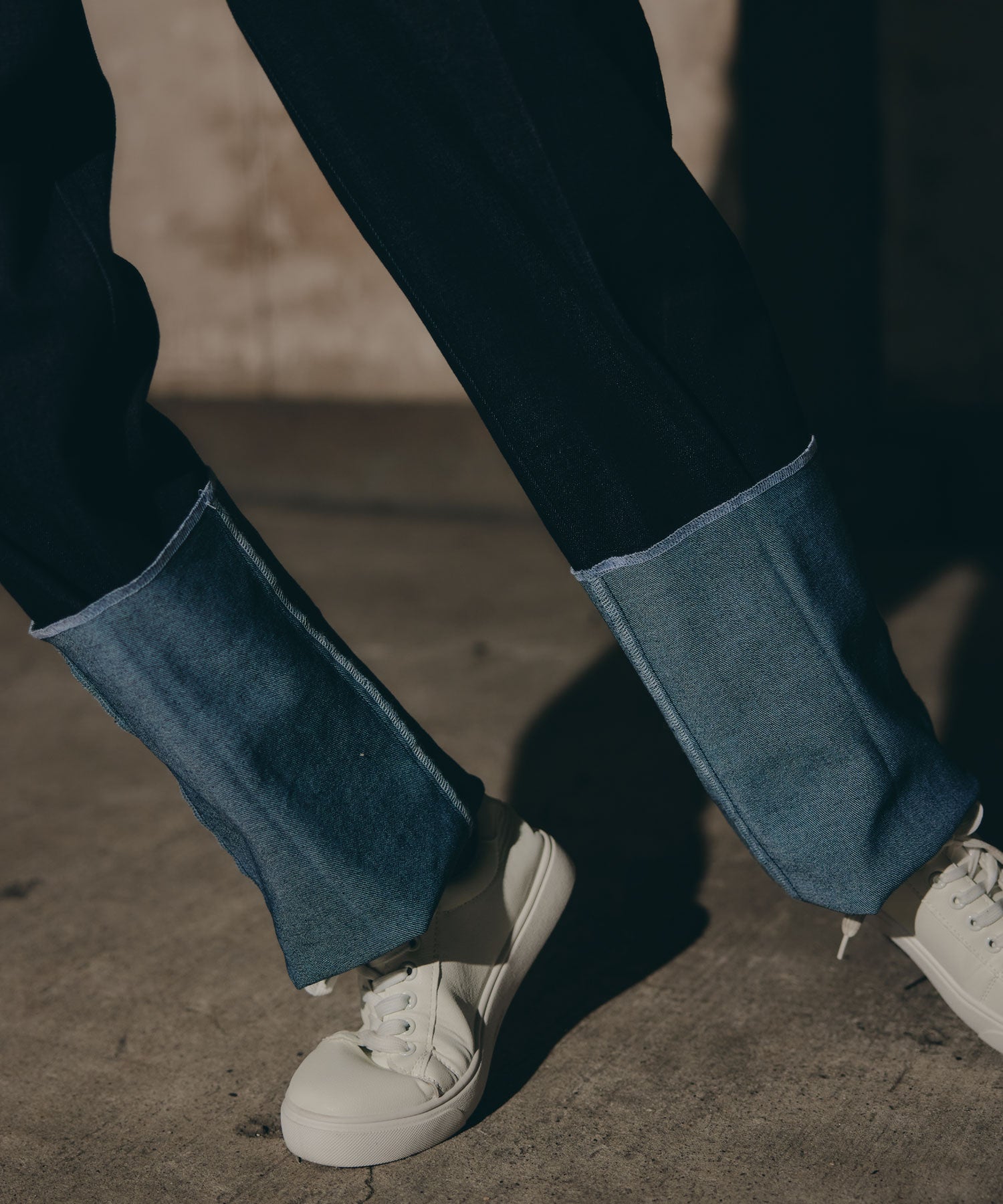 Cuffed Edge Denim/カフド エッジ デニム