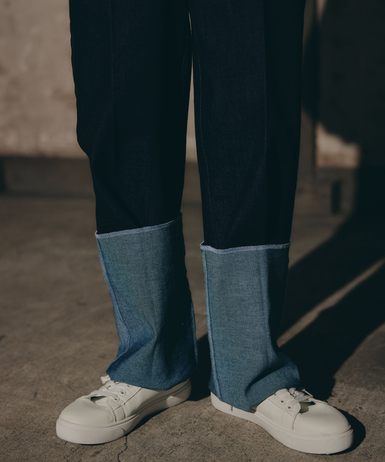 Cuffed Edge Denim/カフド エッジ デニム