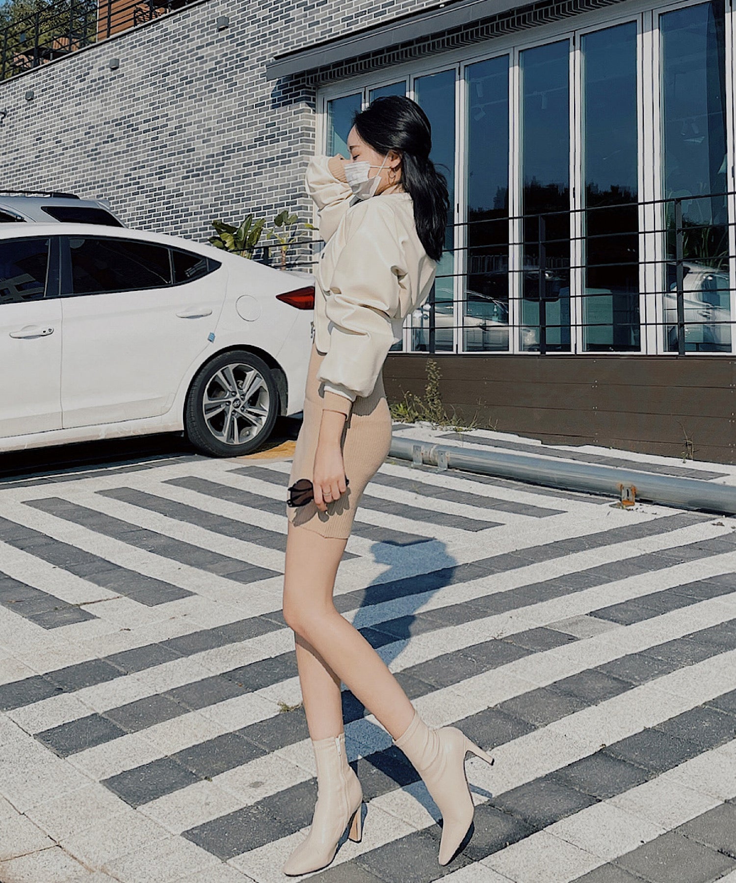 【通常販売開始】エコレザーショートフライトブルゾン/*公式限定