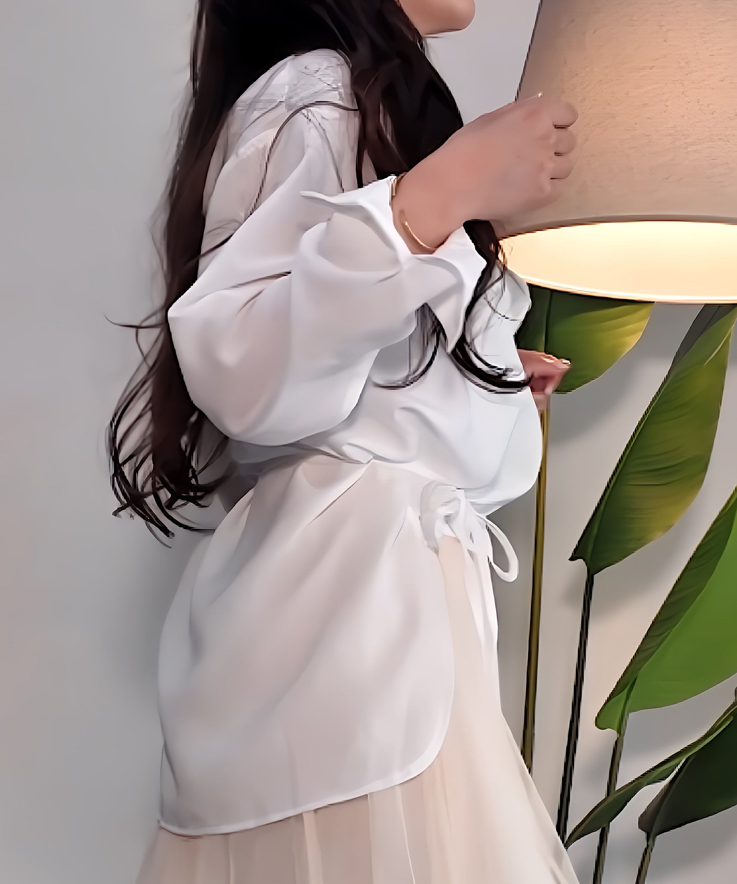 アシンメトリレイヤーシャツ