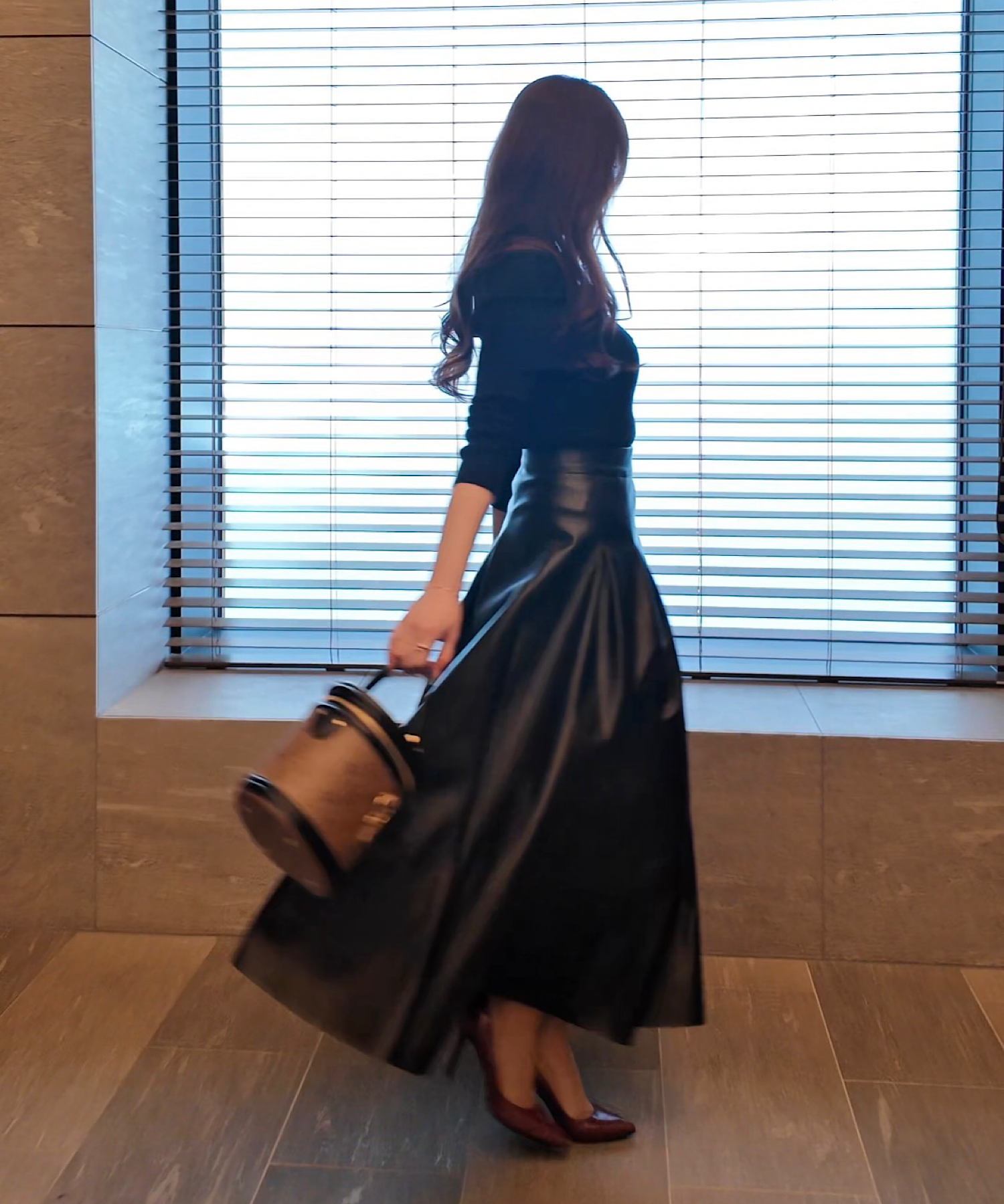 2wayスリムリブトップス