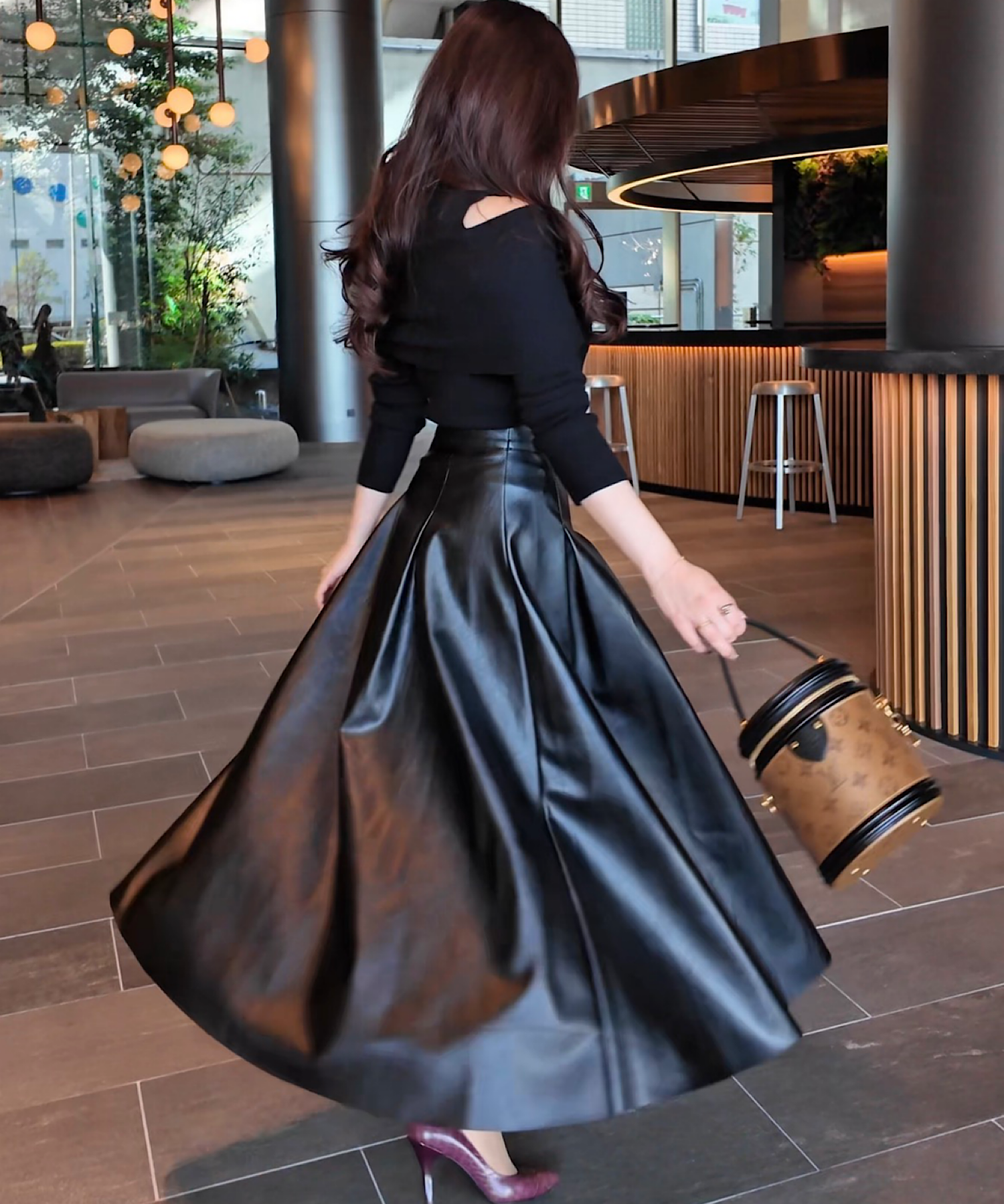 2wayスリムリブトップス