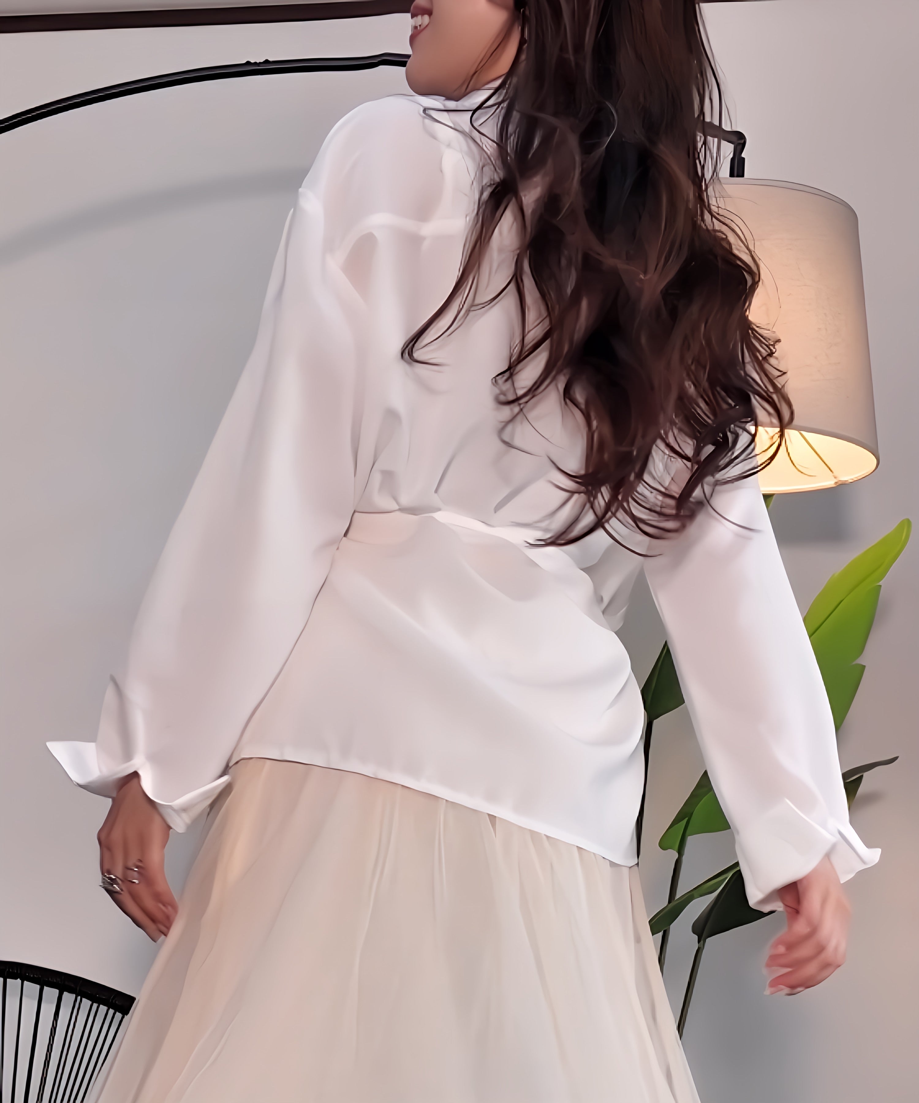 アシンメトリレイヤーシャツ