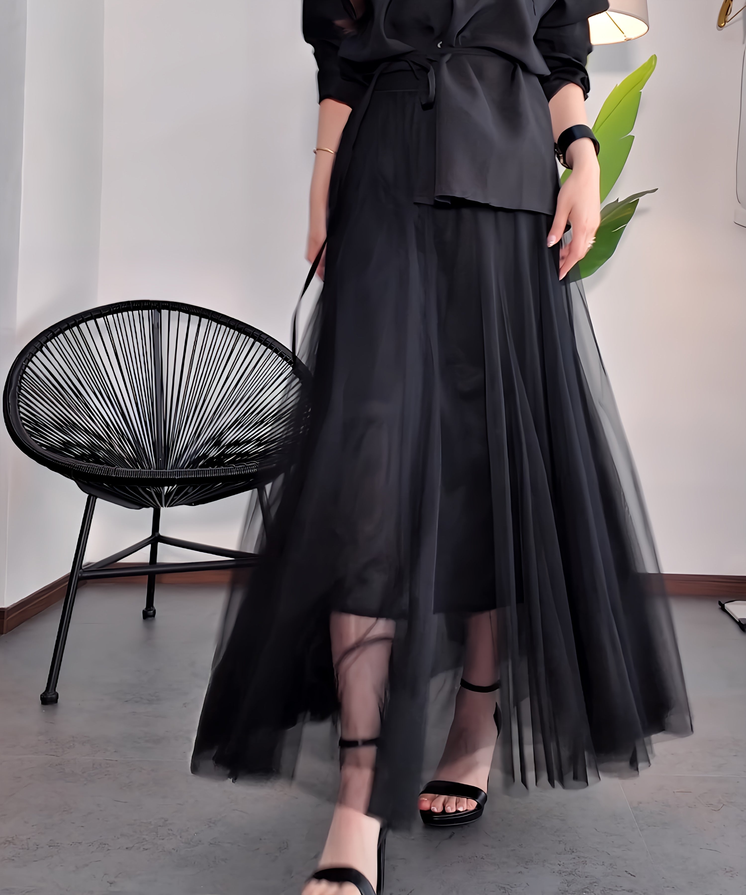 エアリーチュールスカート