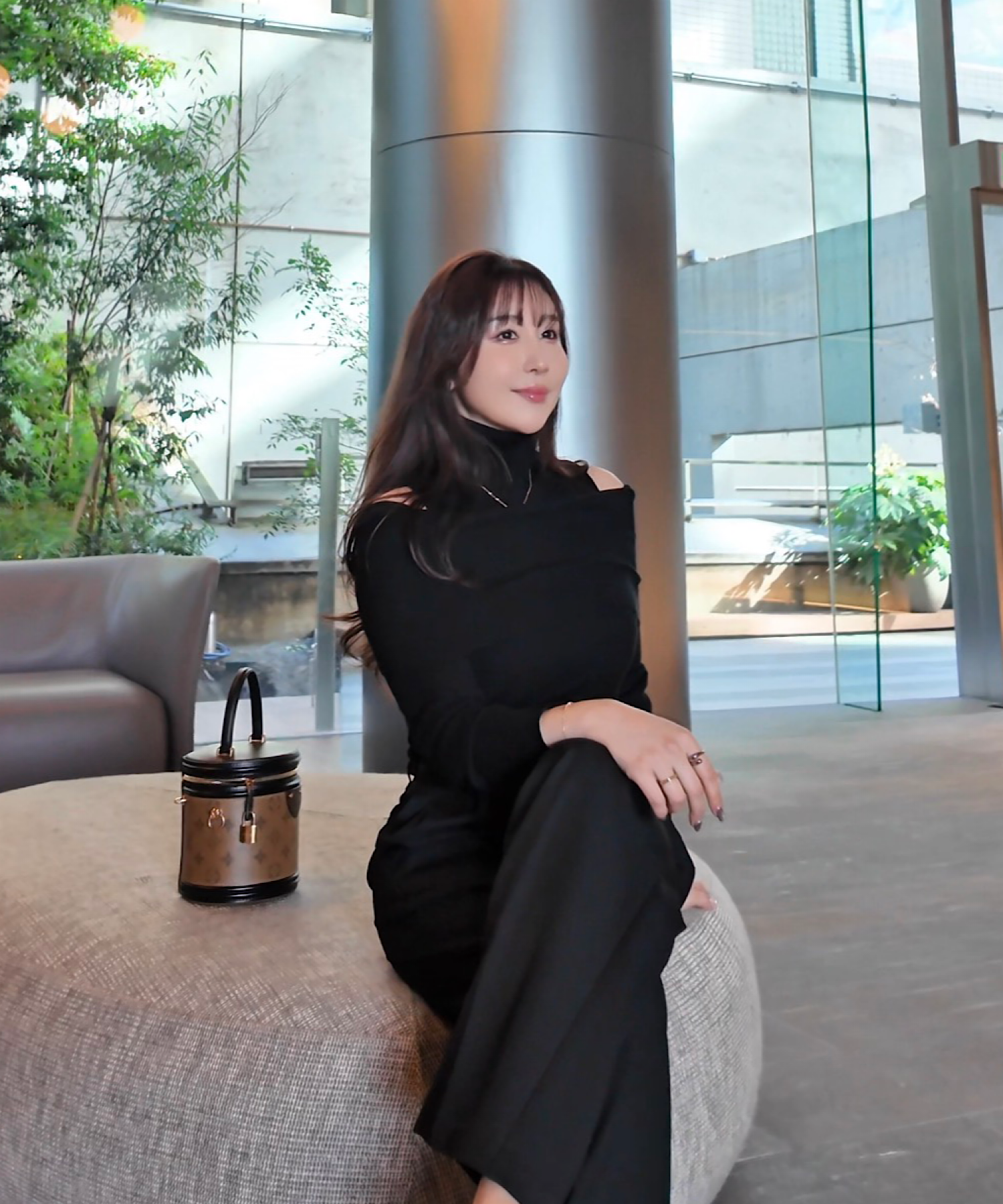 2wayスリムリブトップス