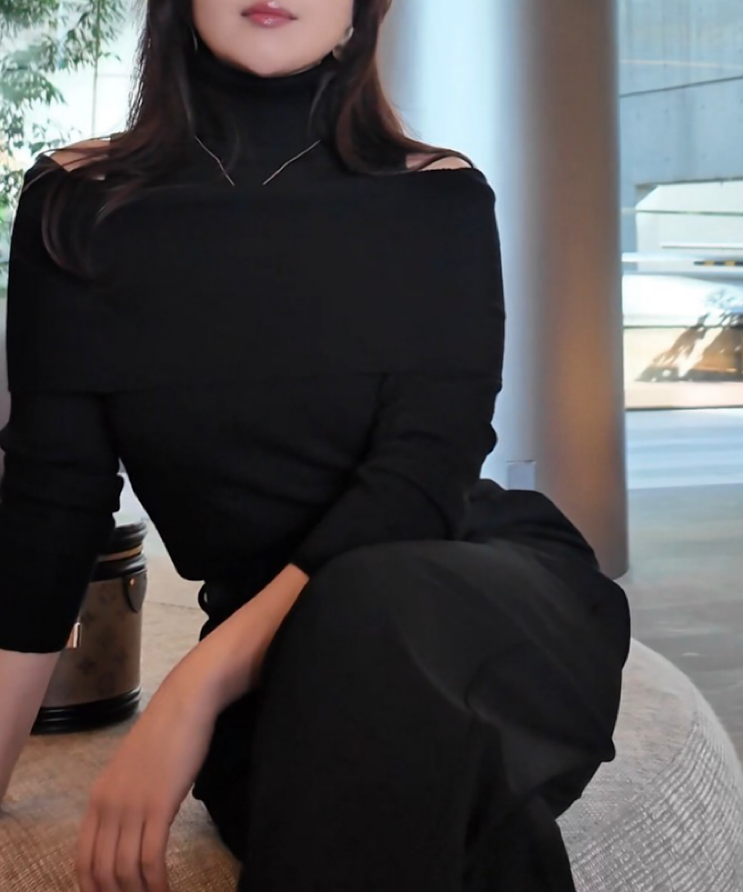 2wayスリムリブトップス