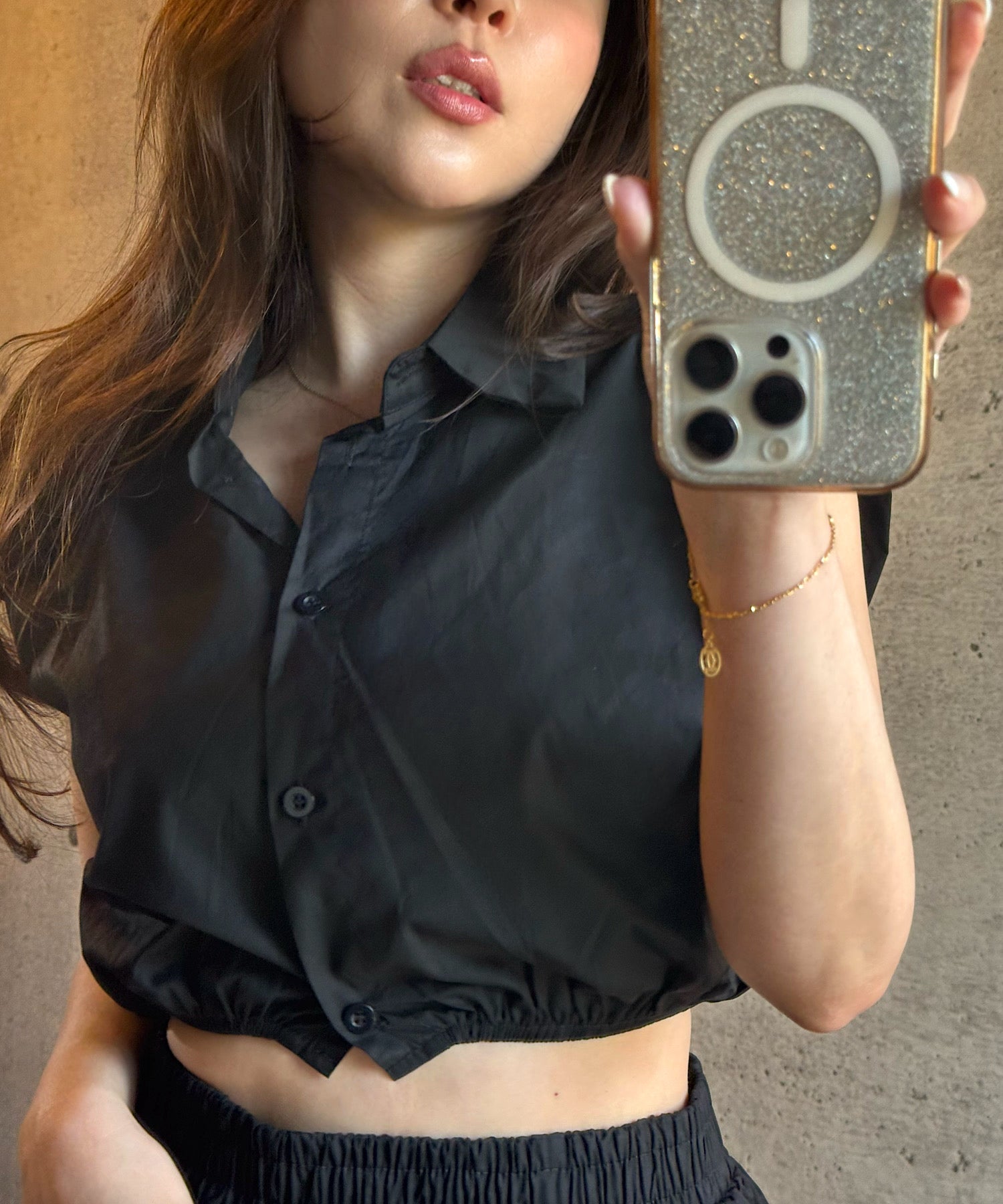 コンパクトシャツ&スカートセット(美バランスで魅せるセットアップ)/Compact Shirt & Skirt Set