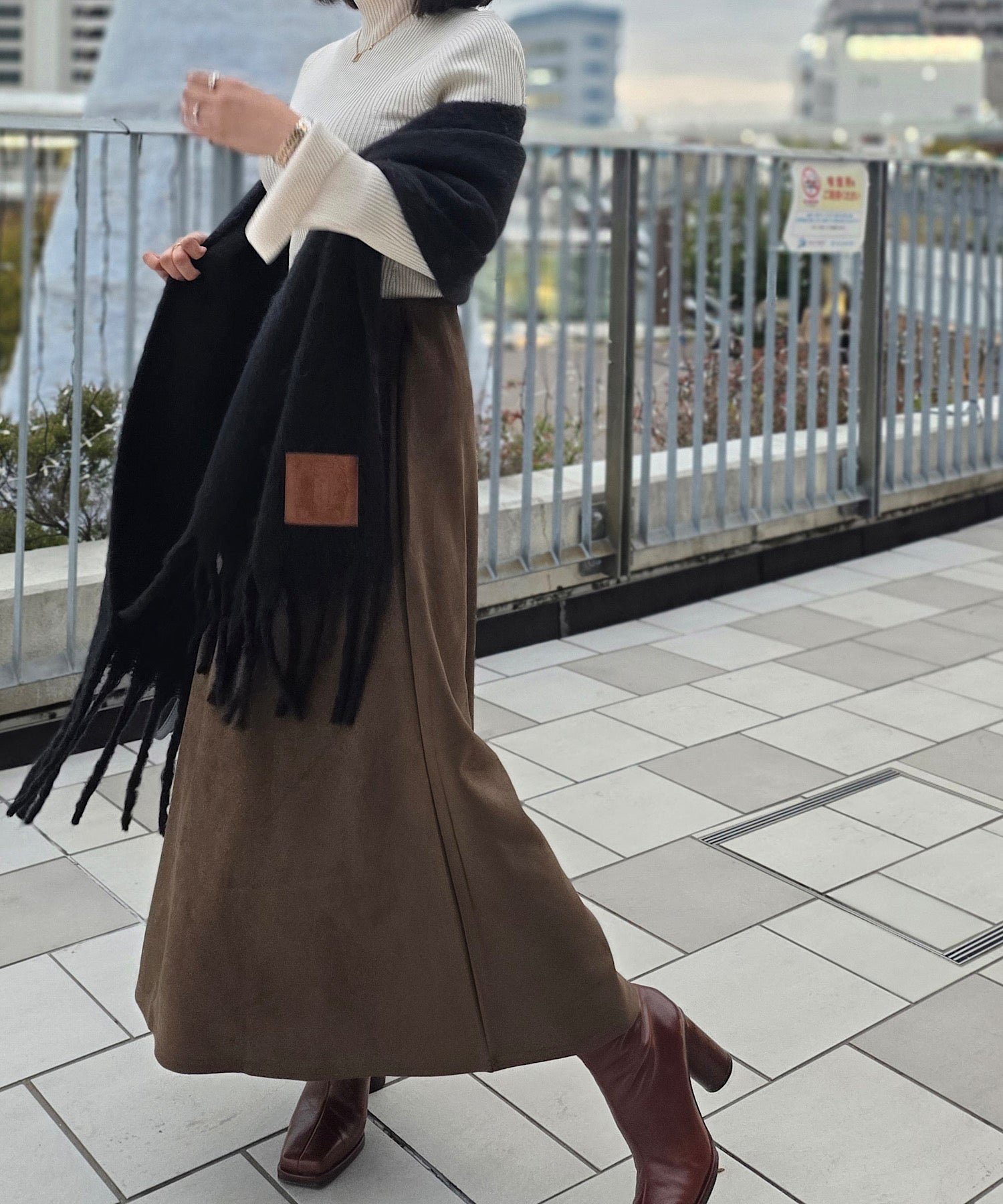 🧣 シグネチャーフリンジストール/Signature Fringe Stole