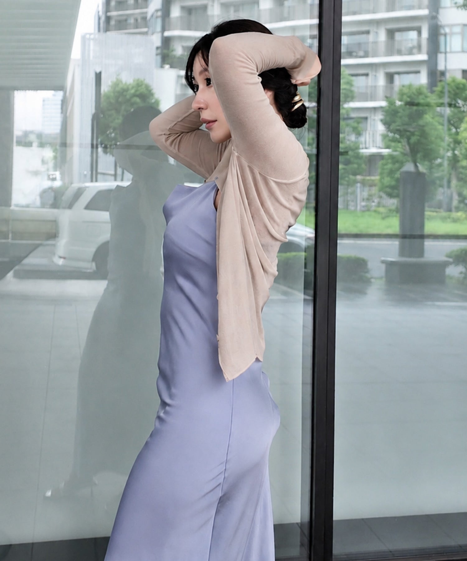 シアーリラックスカーディガン