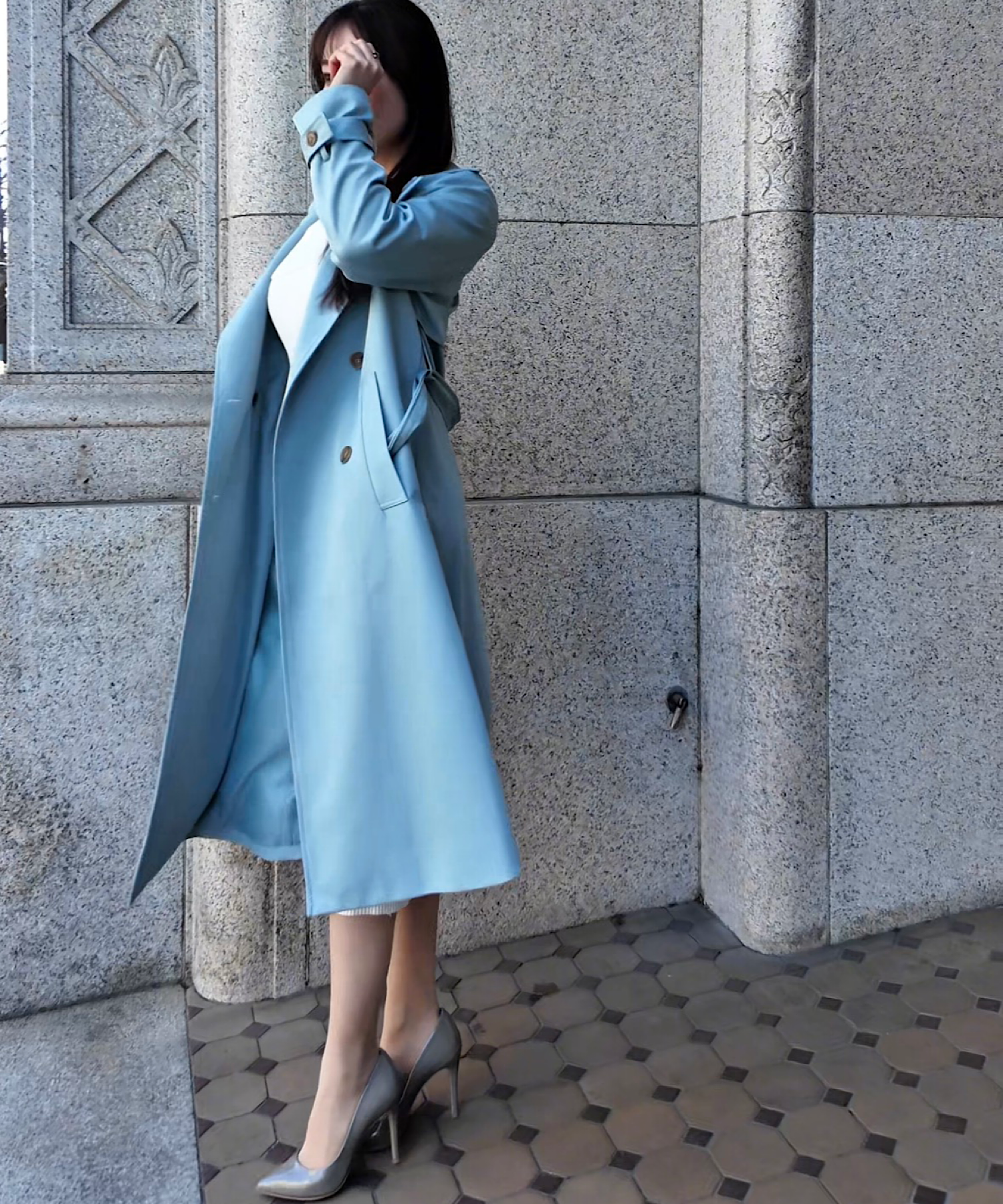 ニュアンスドレス トレンチコート