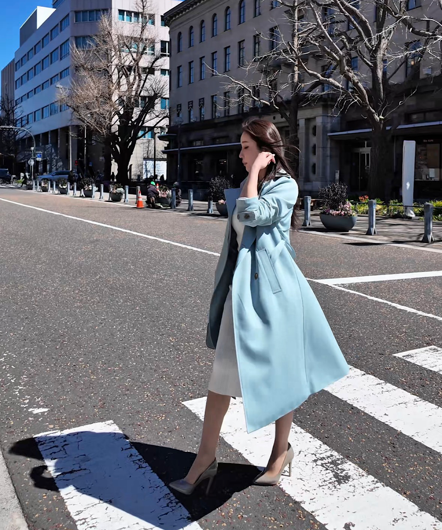 ニュアンスドレス トレンチコート