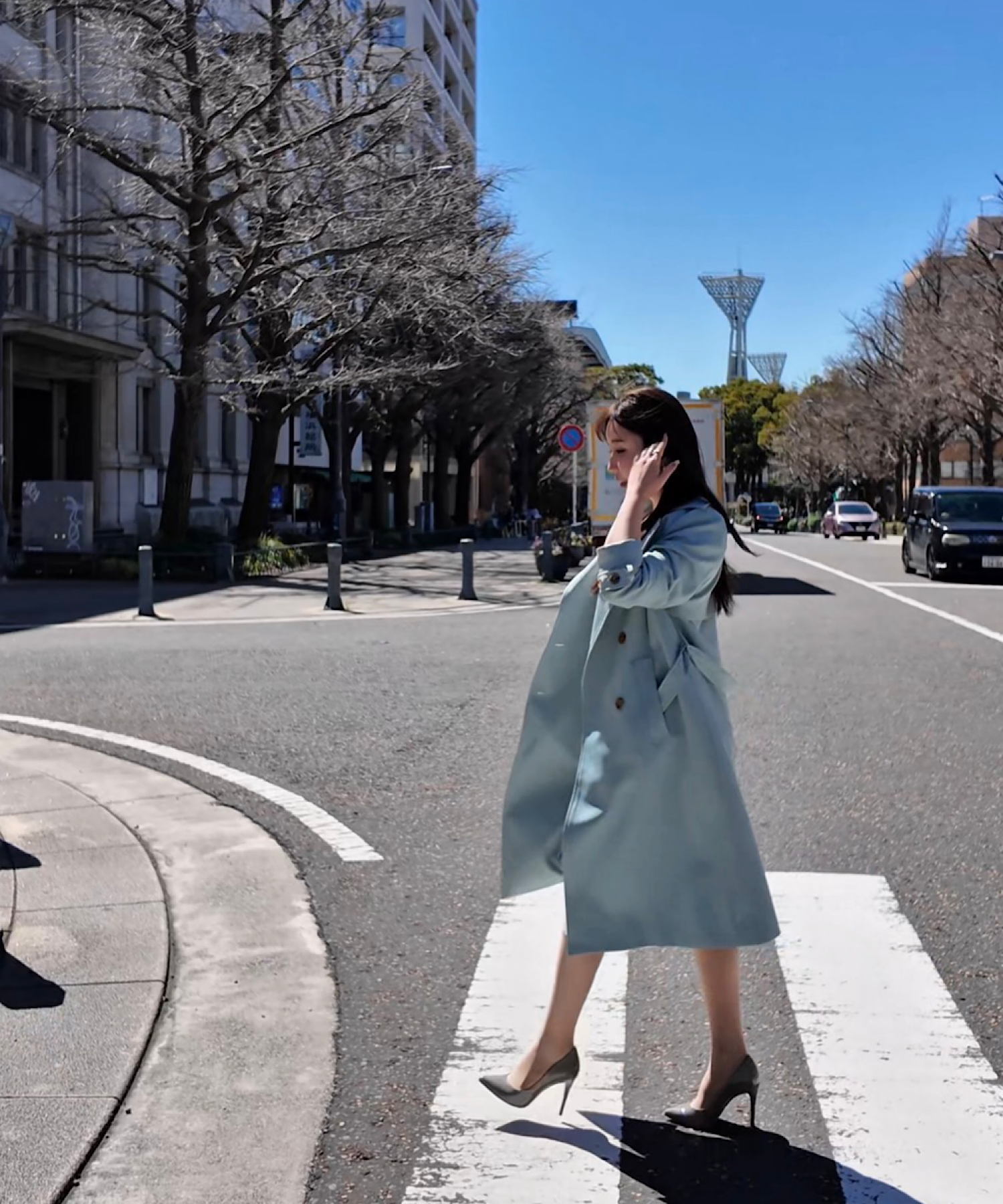 ニュアンスドレス トレンチコート