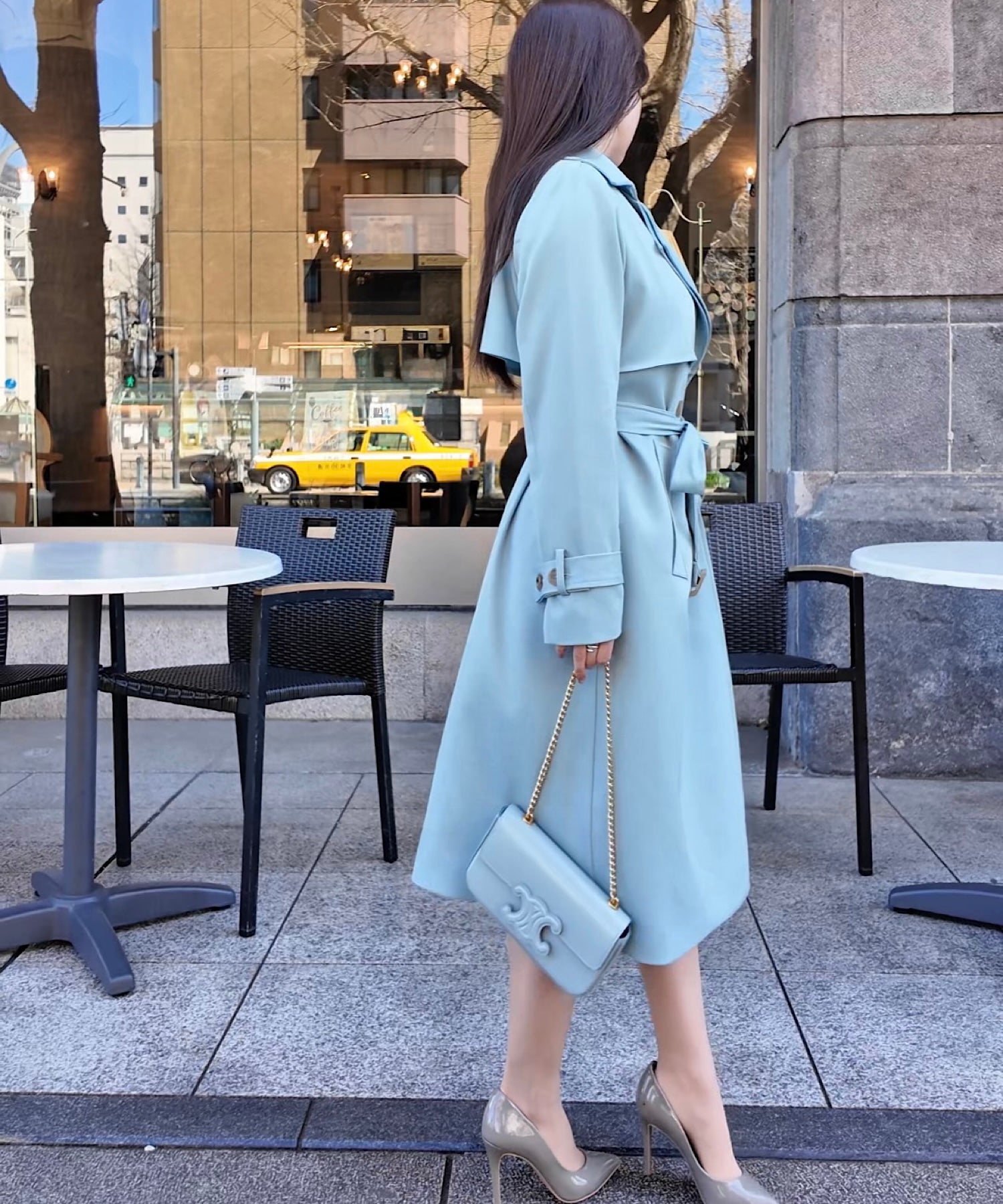 ニュアンスドレス トレンチコート