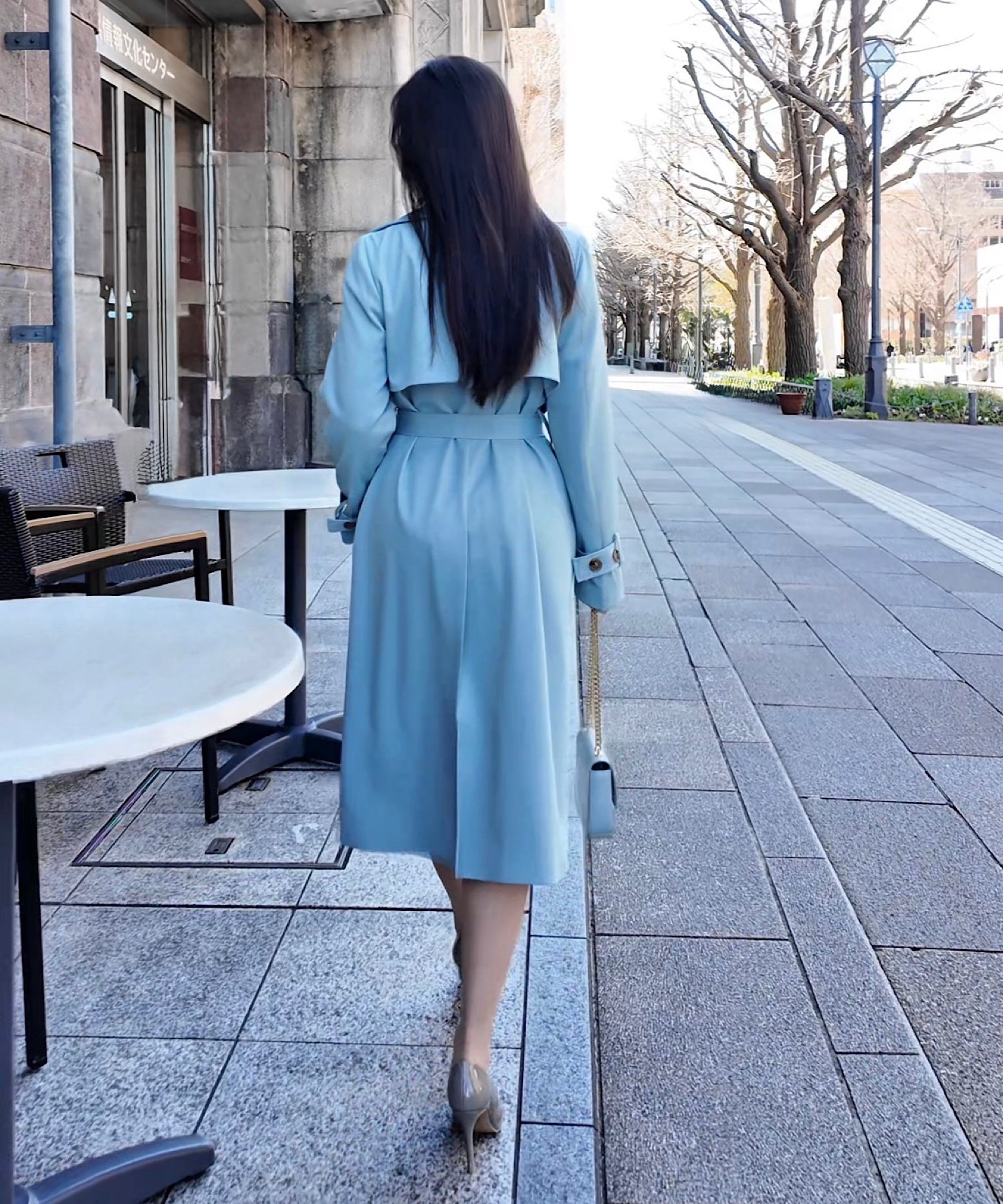 ニュアンスドレス トレンチコート