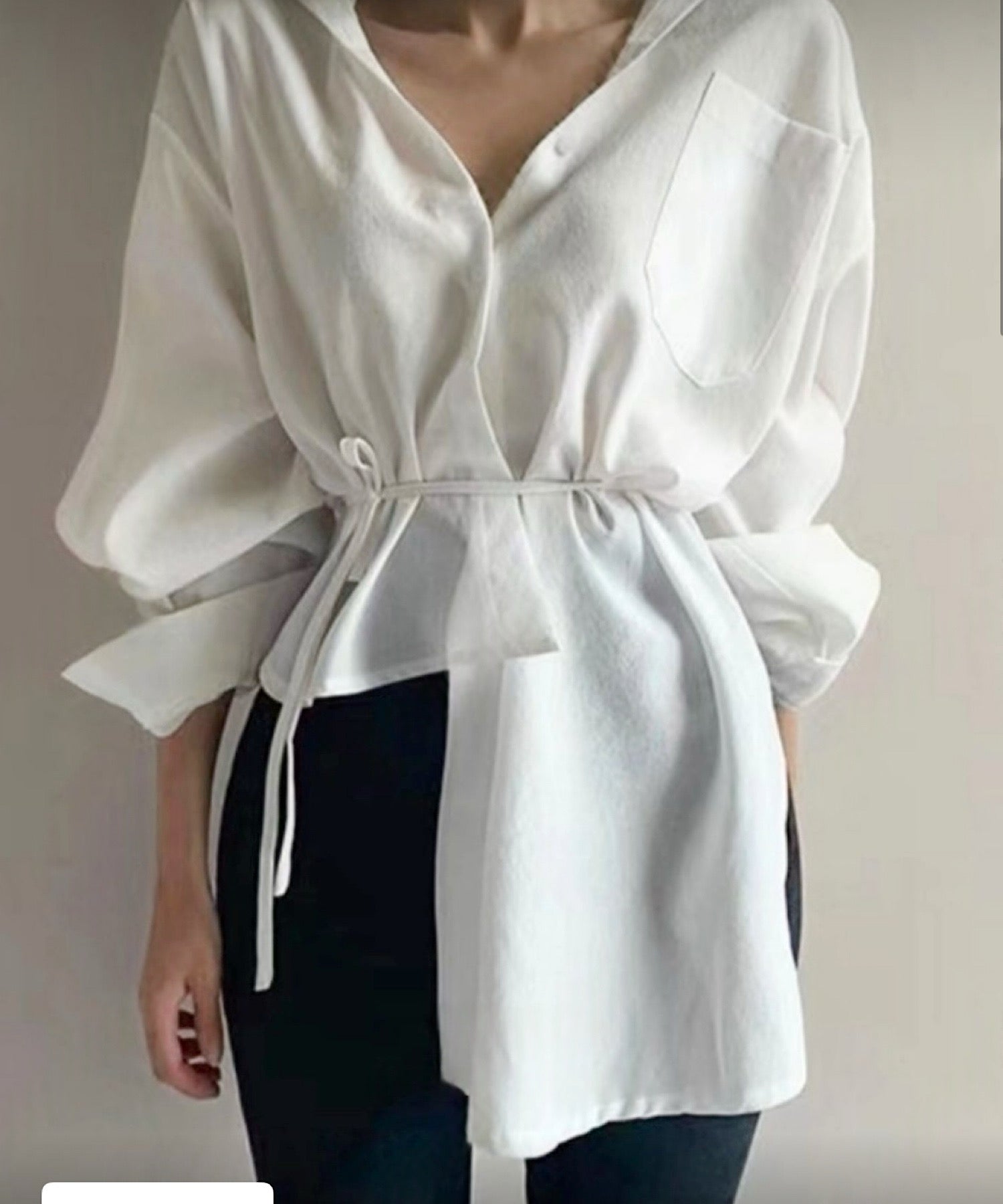 アシンメトリレイヤーシャツ