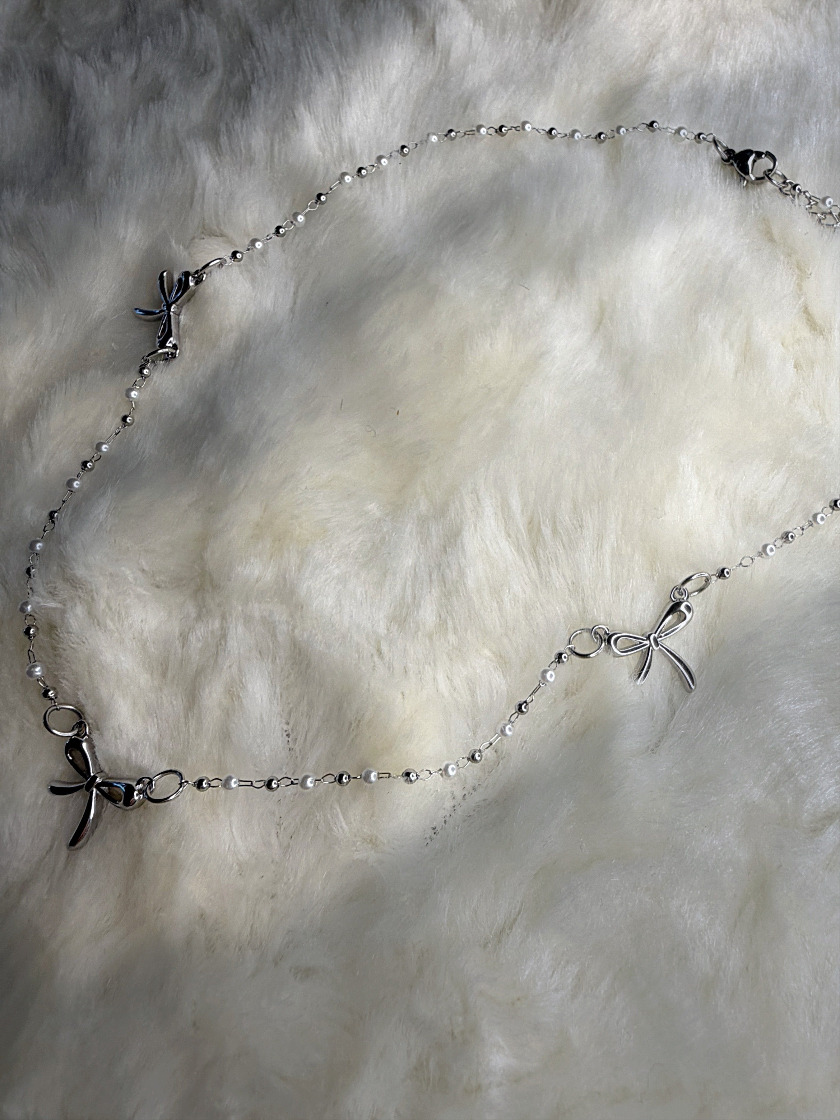 トリプルリボン 316Lサージカルネックレス– THEO accessory collection –