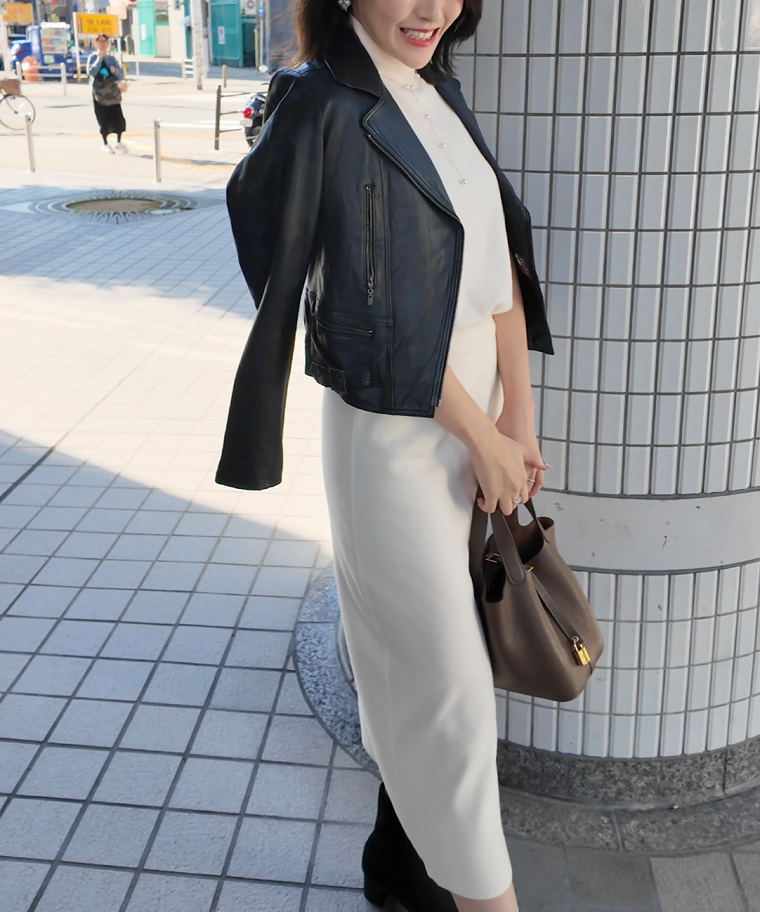 ハイネックニットスカートセット/こんな気温差にちょうどいいニットセット