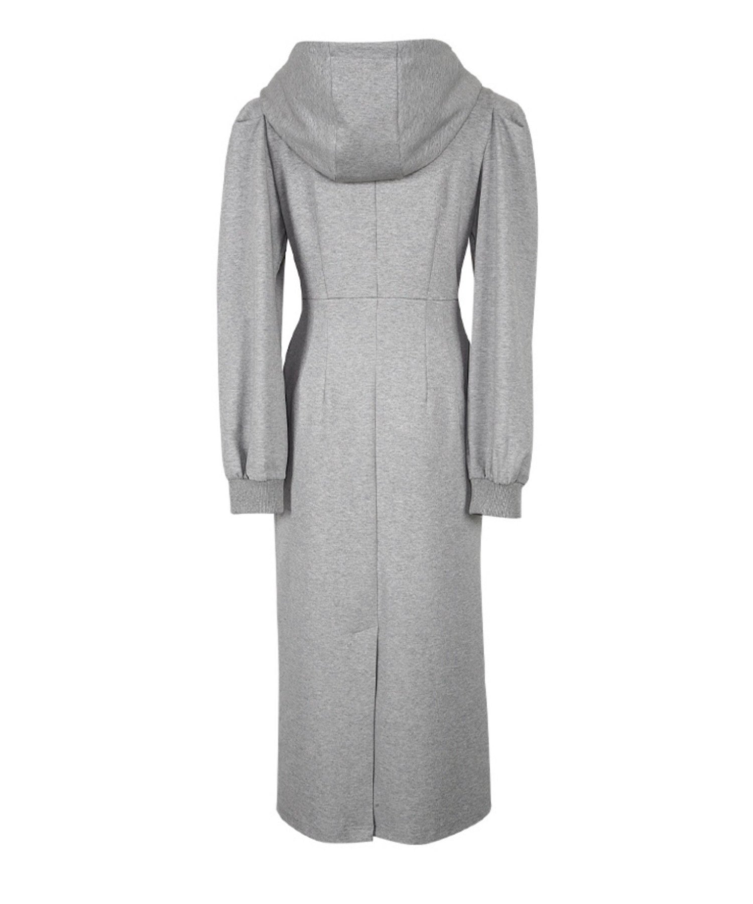 【一部ご予約商品】ピンタック・フーディワンピース