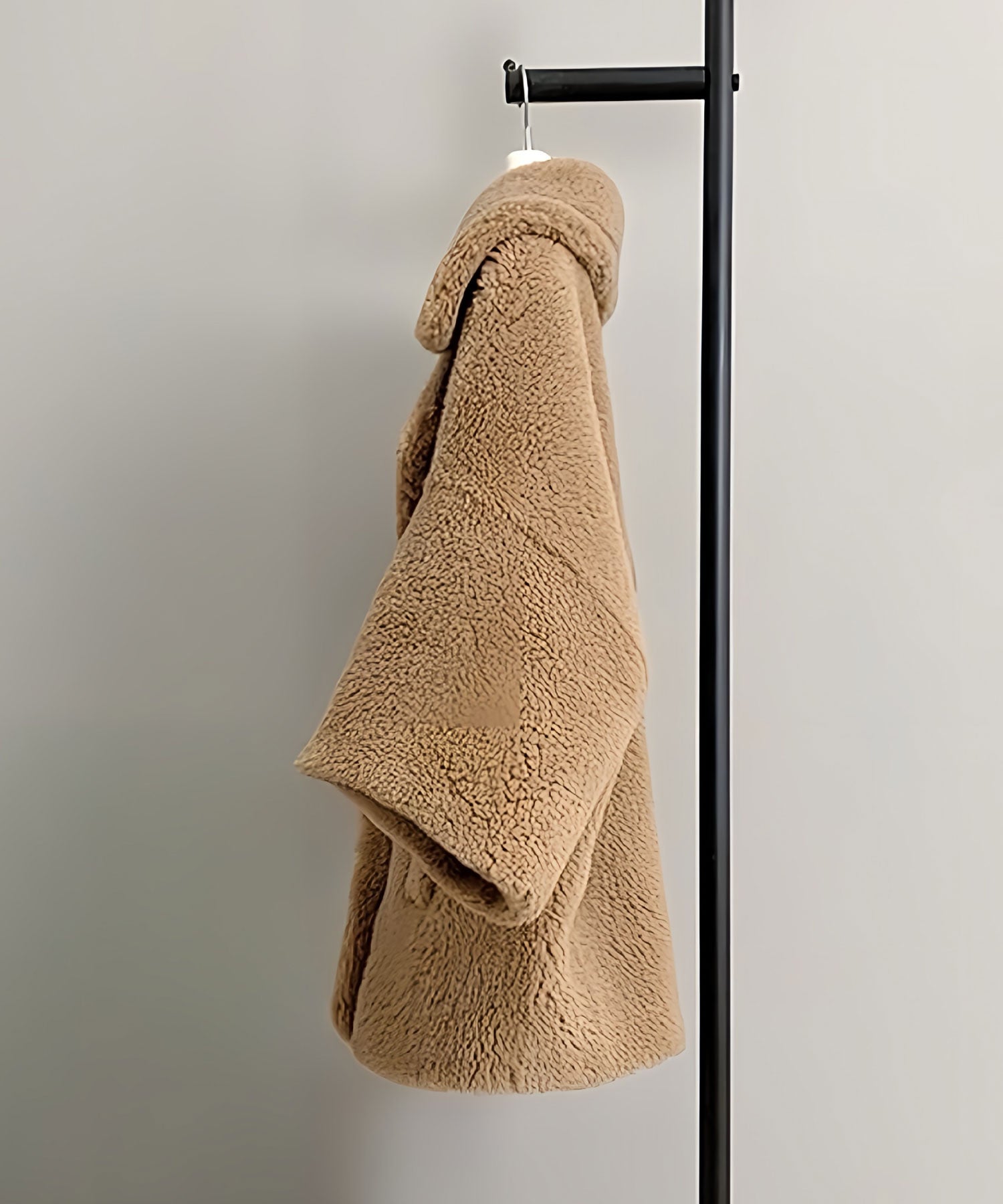 ウールアルパカ ベルスリーブショートコート/Teddy Bell Sleeve ShortCoat