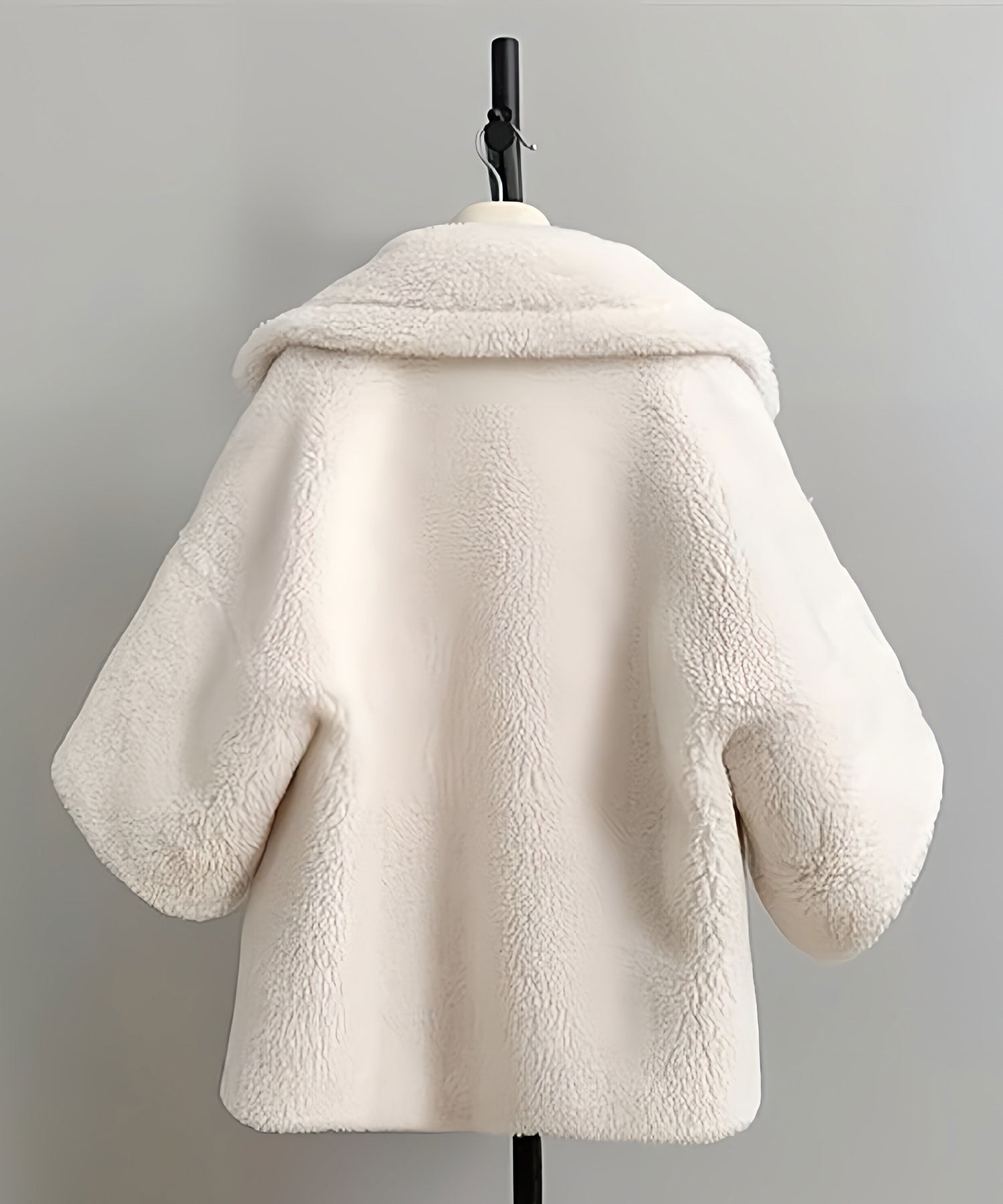 ウールアルパカ ベルスリーブショートコート/Teddy Bell Sleeve ShortCoat