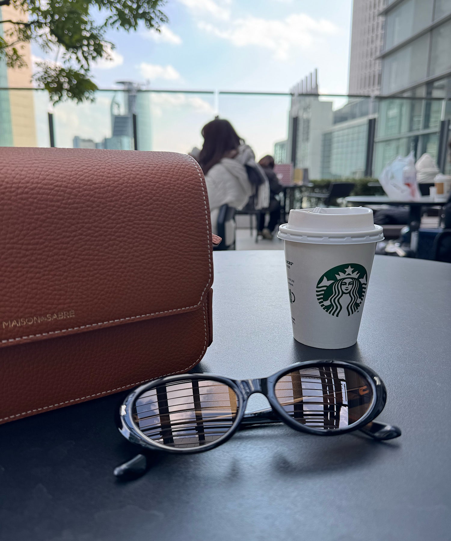 モードオーバル サングラス(UV400)