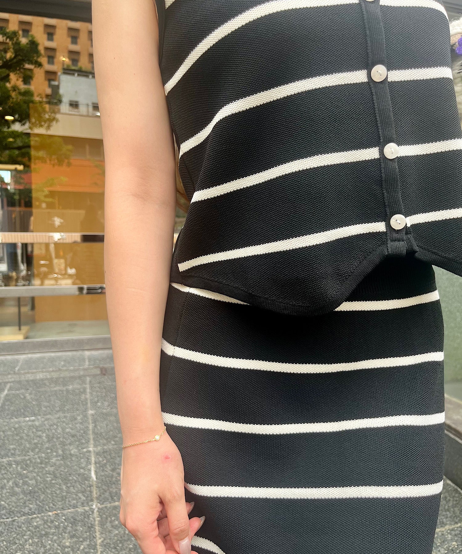 ボーダー ルーズフィットセット