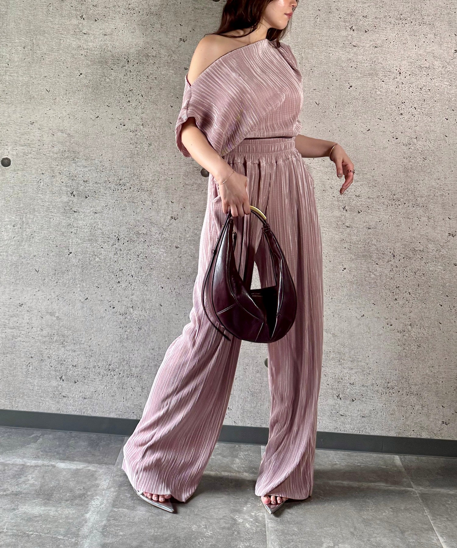 ムードプリーツセットアップ