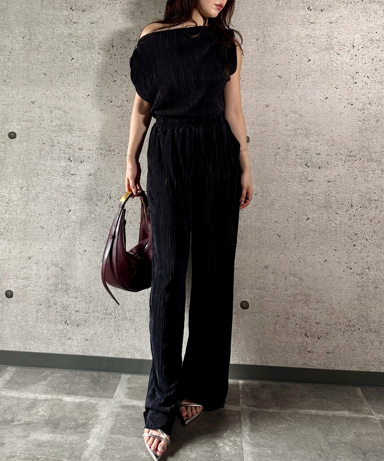 ムードプリーツセットアップ