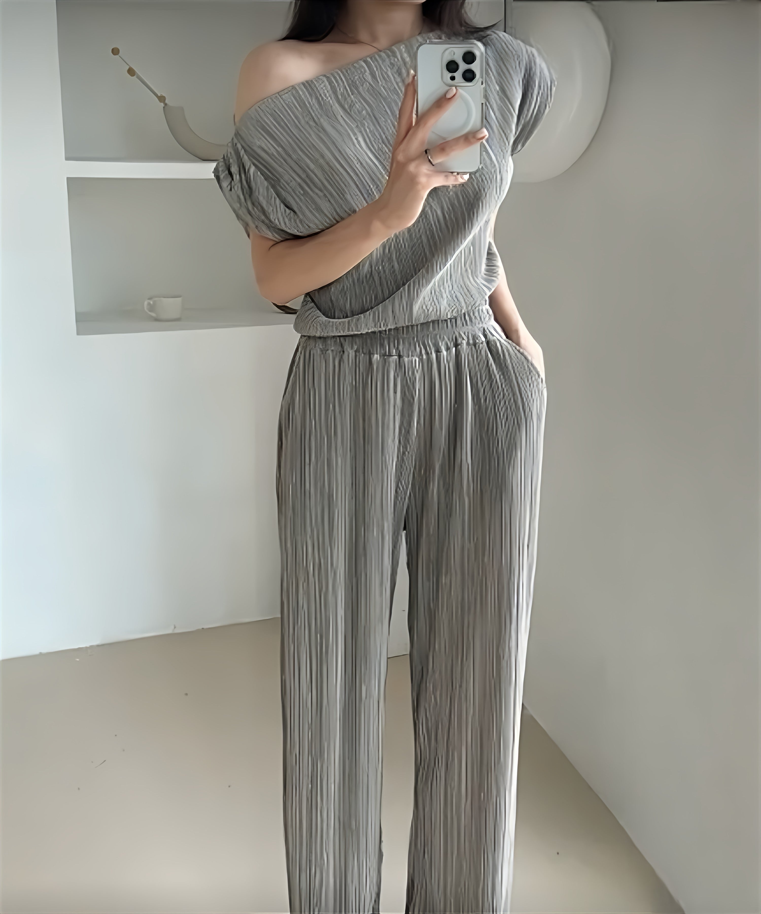 ムードプリーツセットアップ