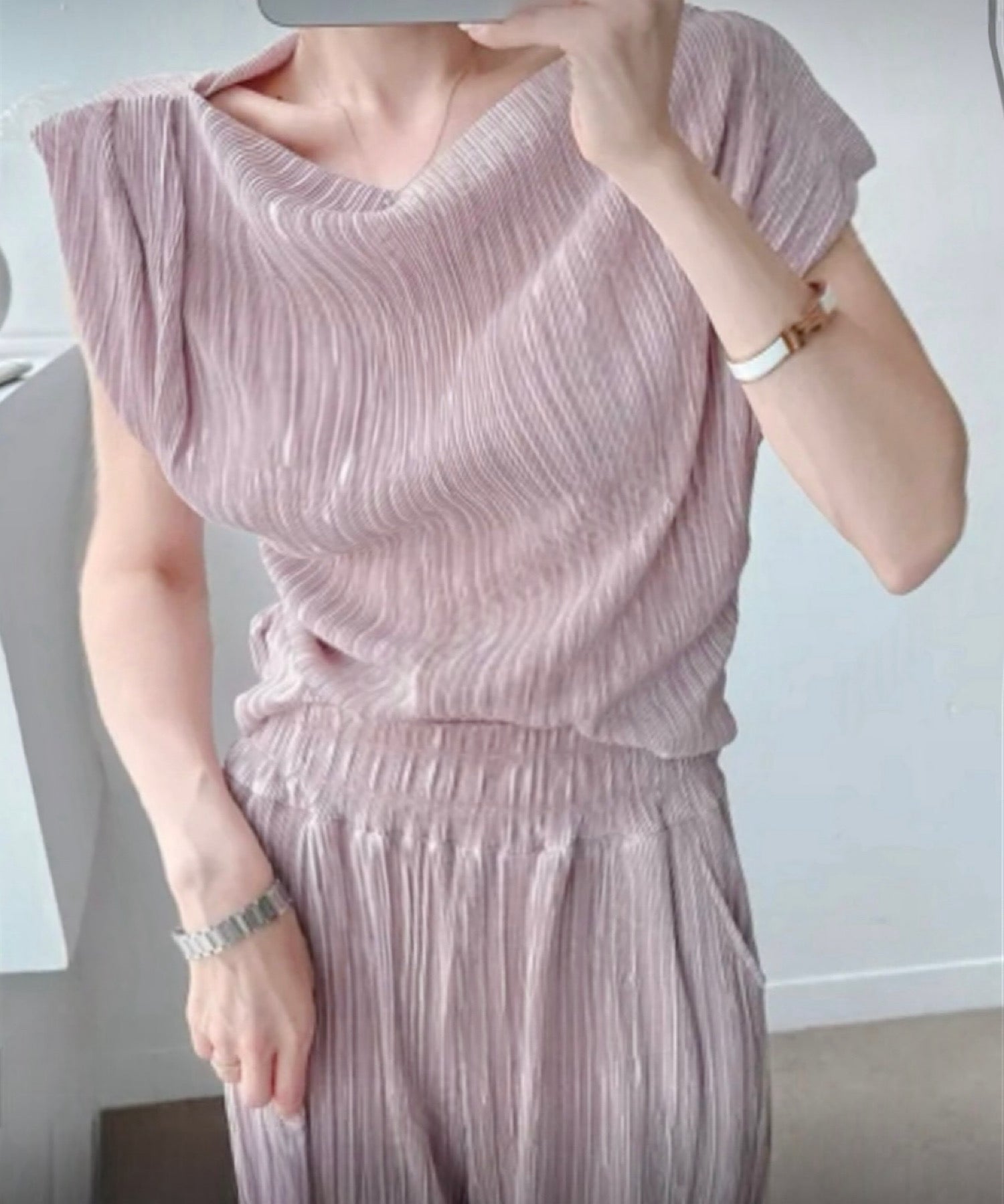 ムードプリーツセットアップ