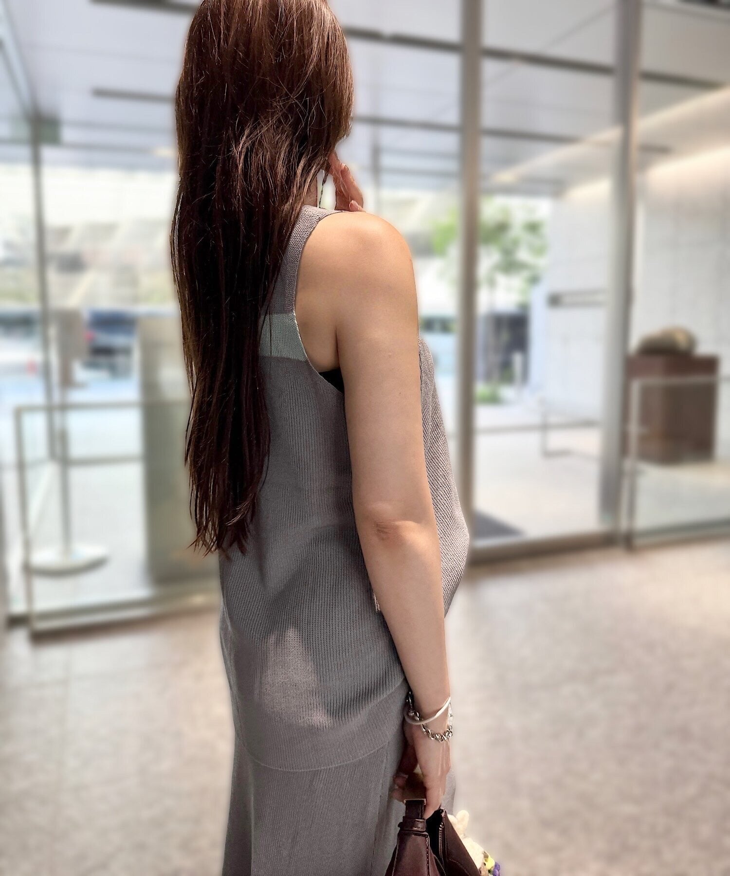 ウェーブラインニットセットアップ