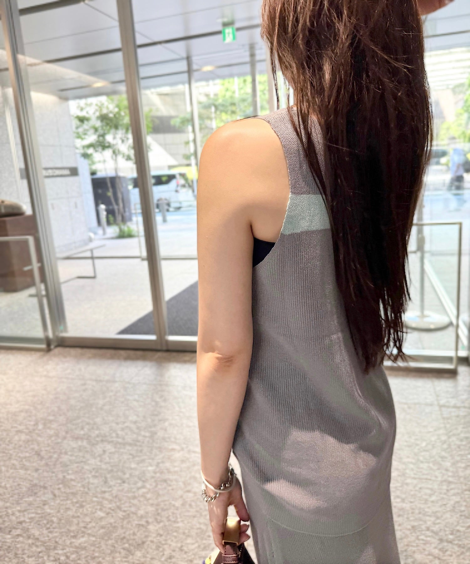 ウェーブラインニットセットアップ